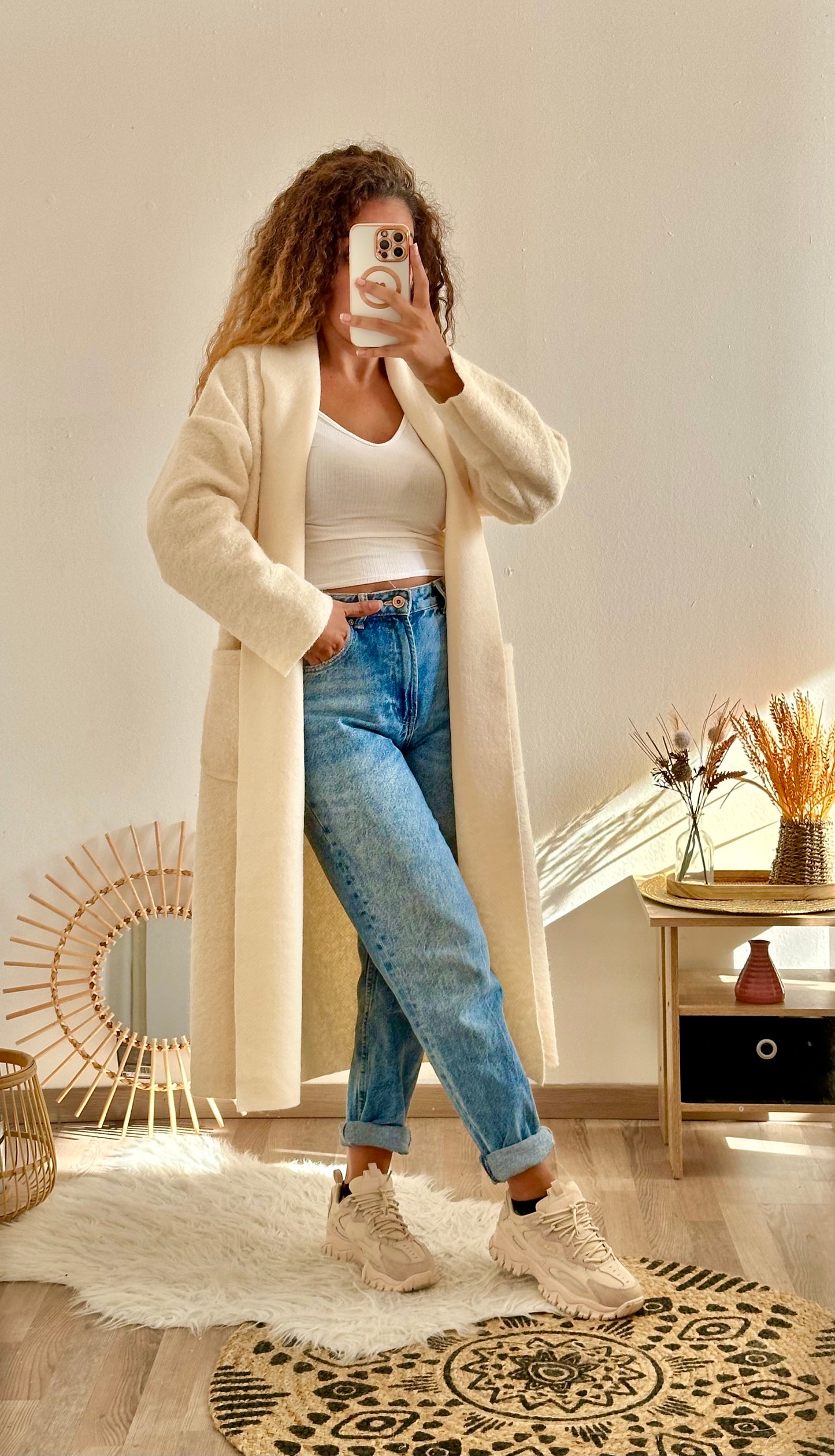 Manteau Clarissa écru
