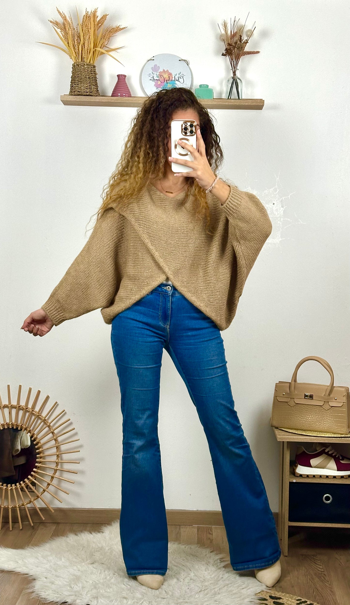 Pull Lina noisettes
