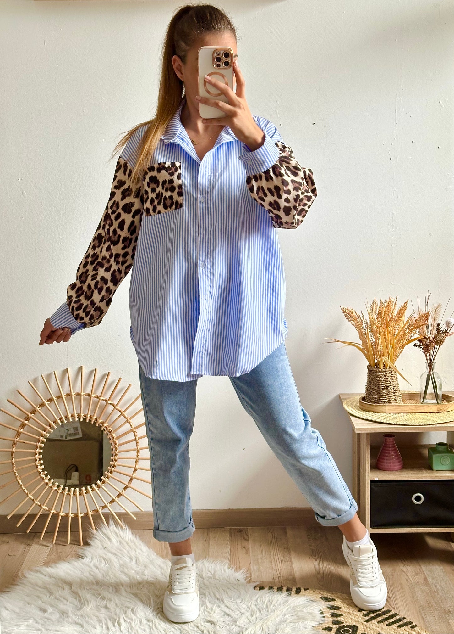 Chemise Lizzy bleu