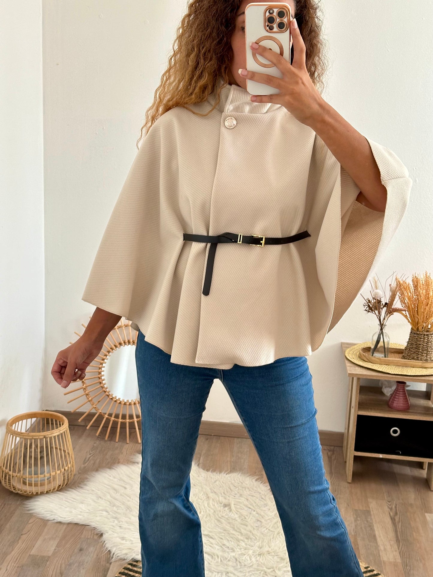 Poncho cape Adèle