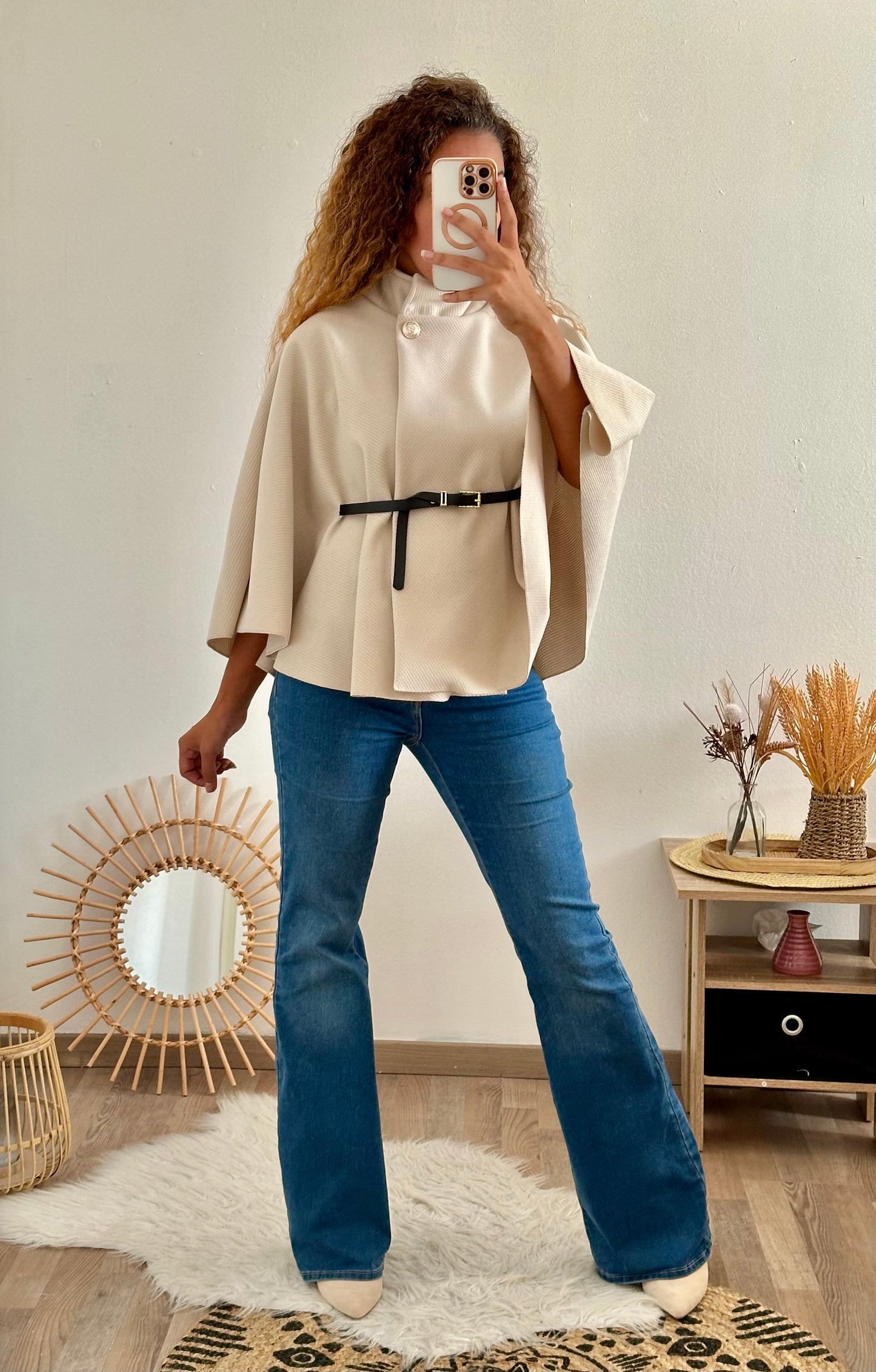 Poncho cape Adèle