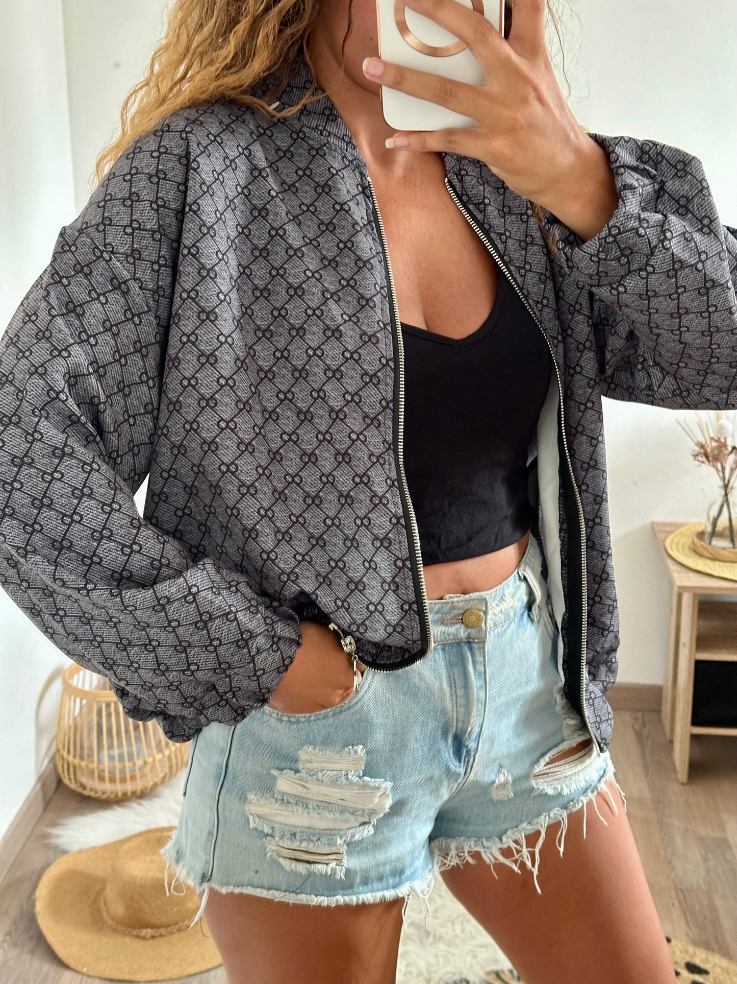 Bombers Gulia (bleu/Gris)