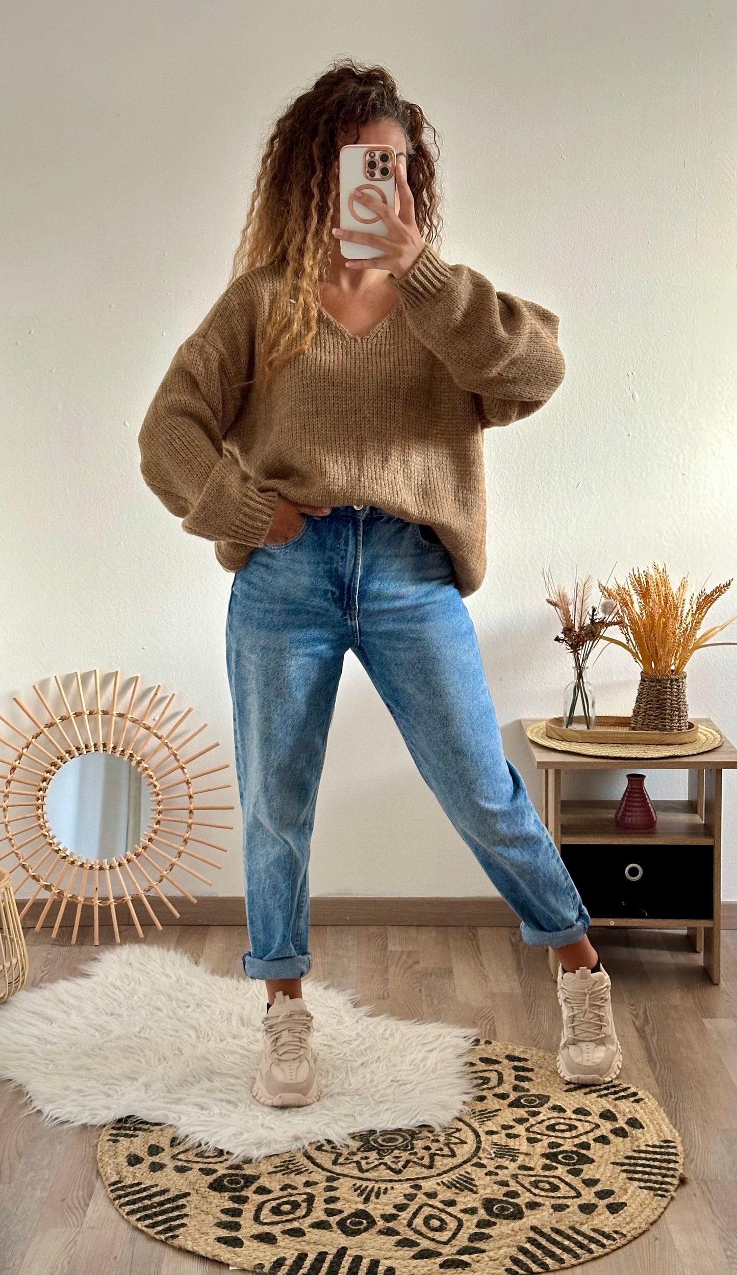 Pull Clara noisette