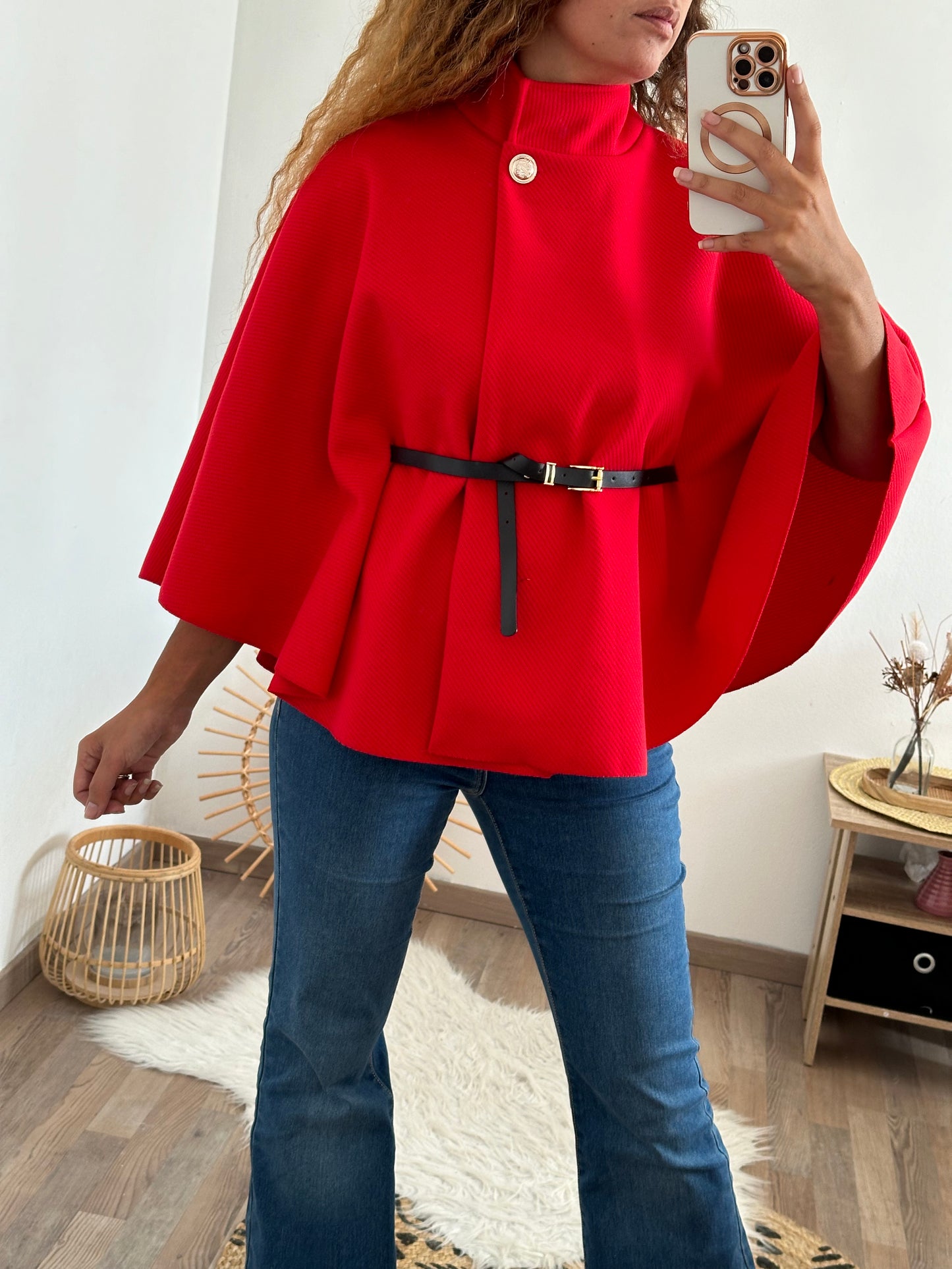 Poncho cape Adèle