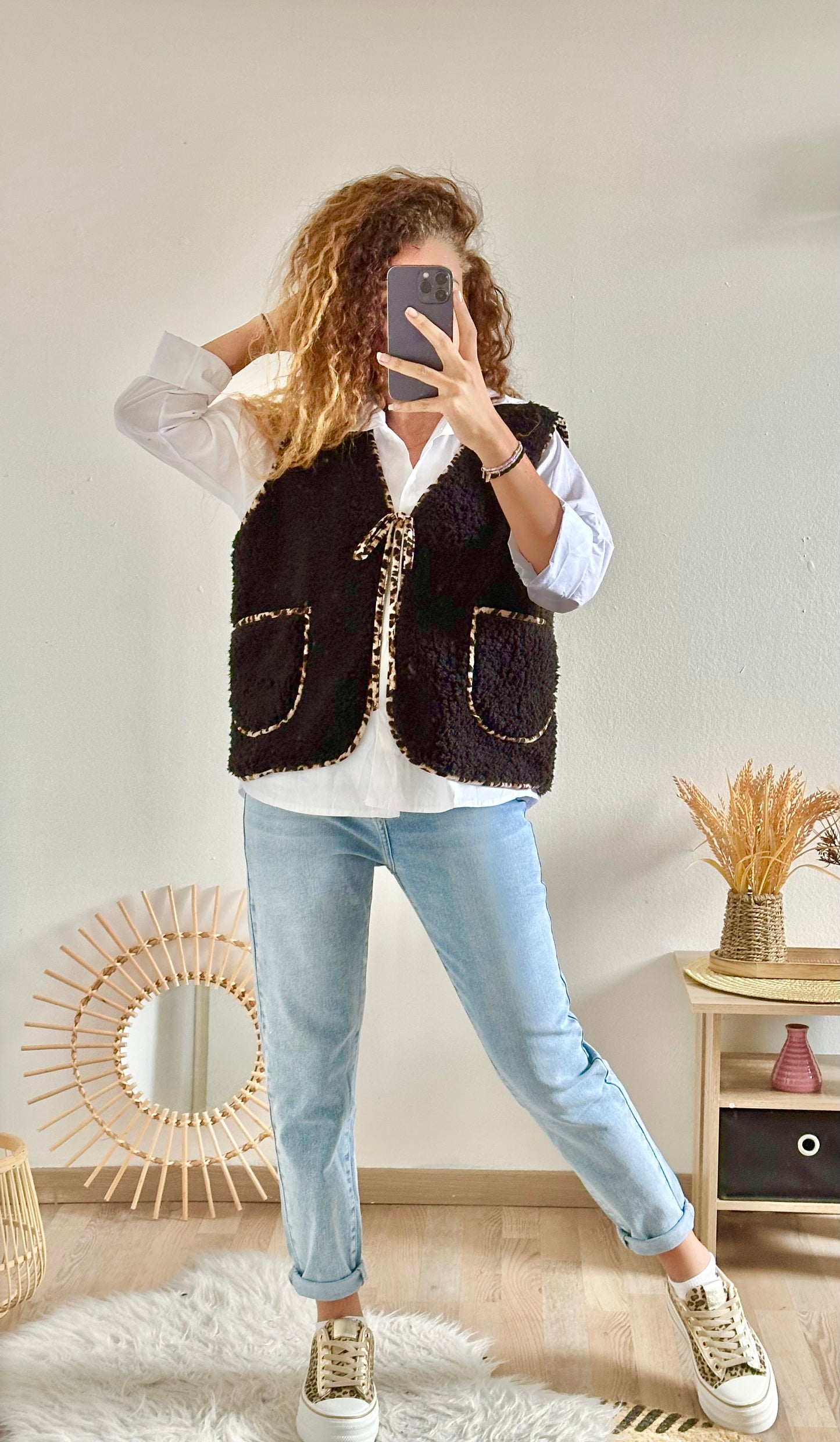 Gilet Luiza noir