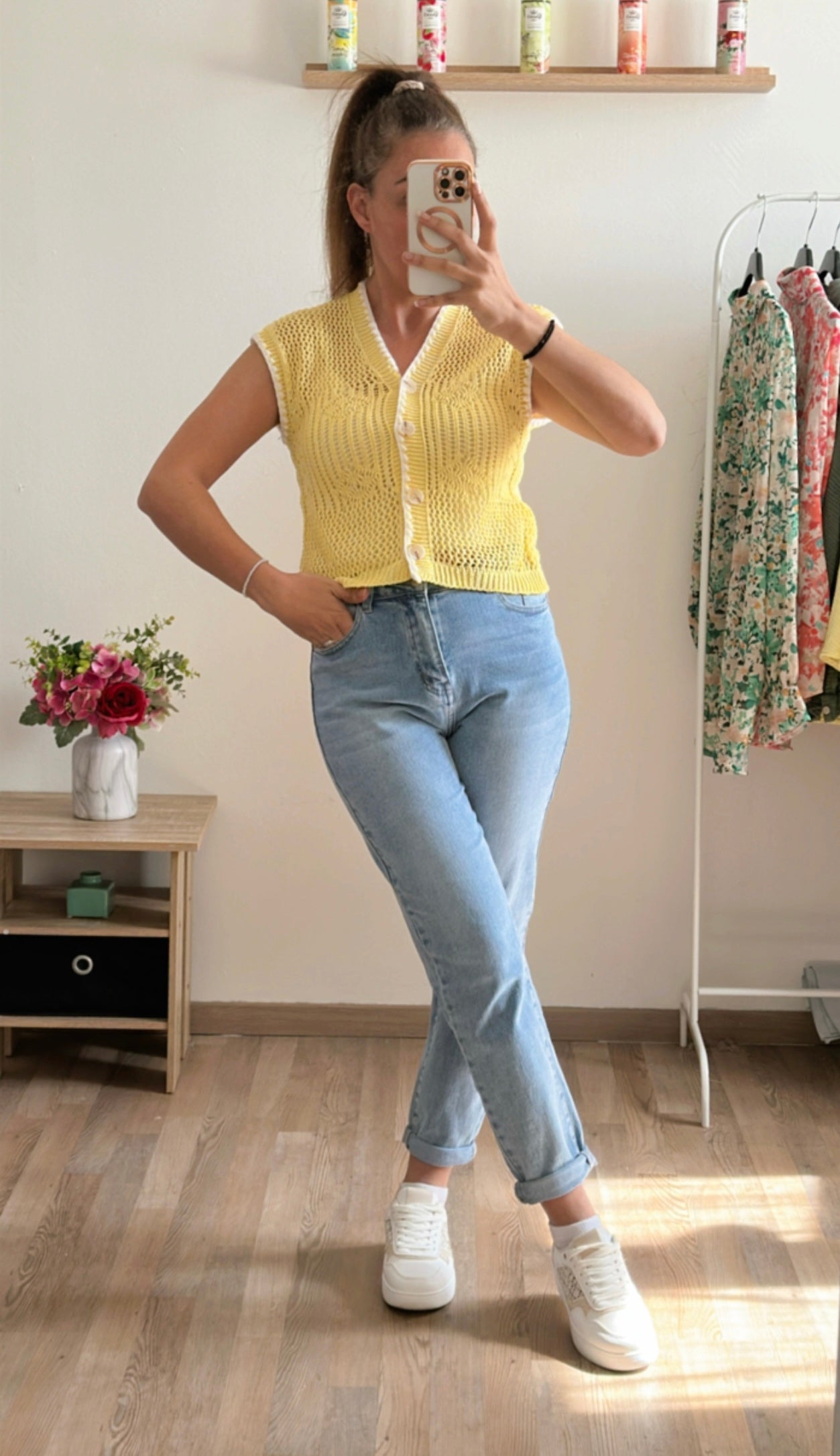 Gilet Tara jaune