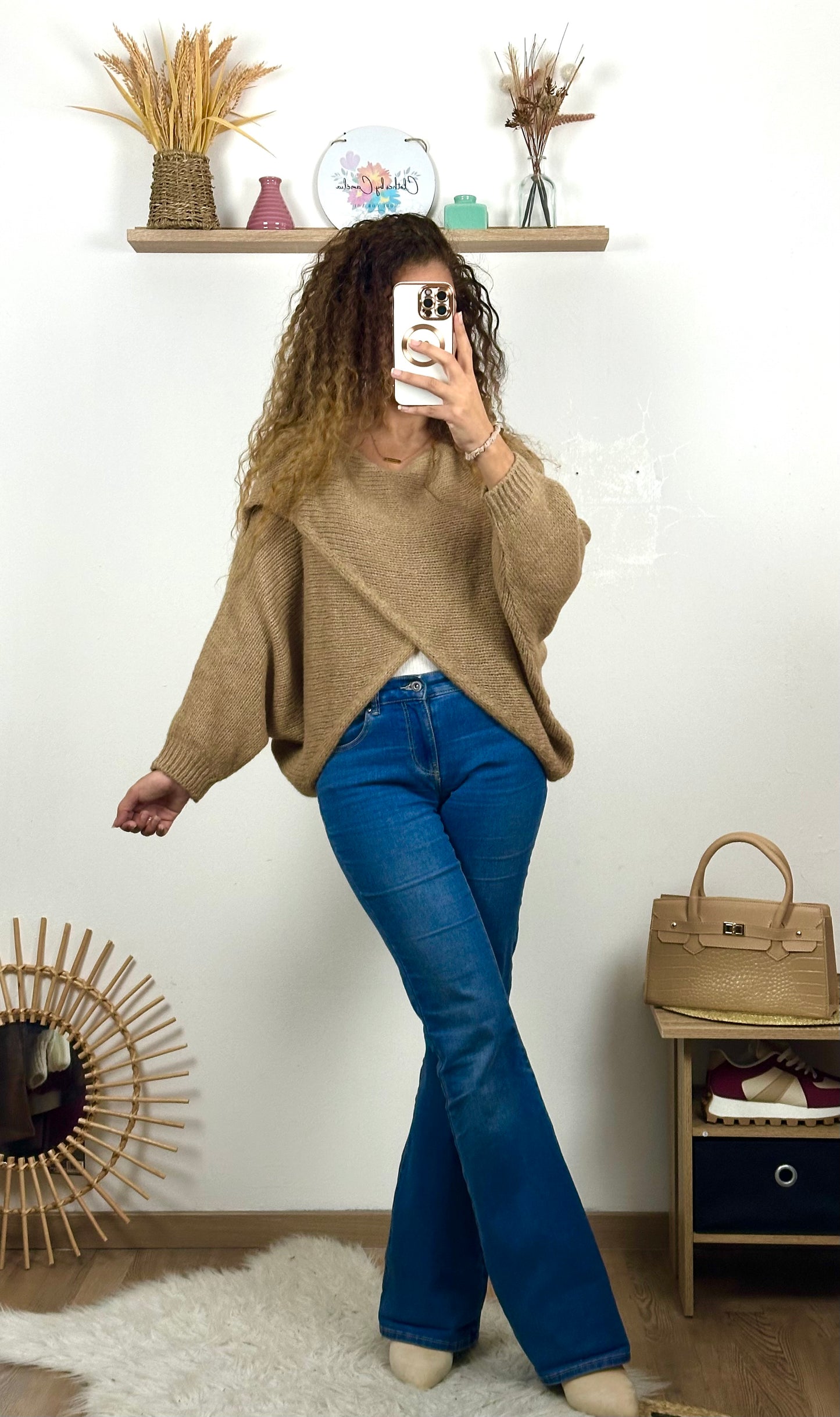 Pull Lina noisettes