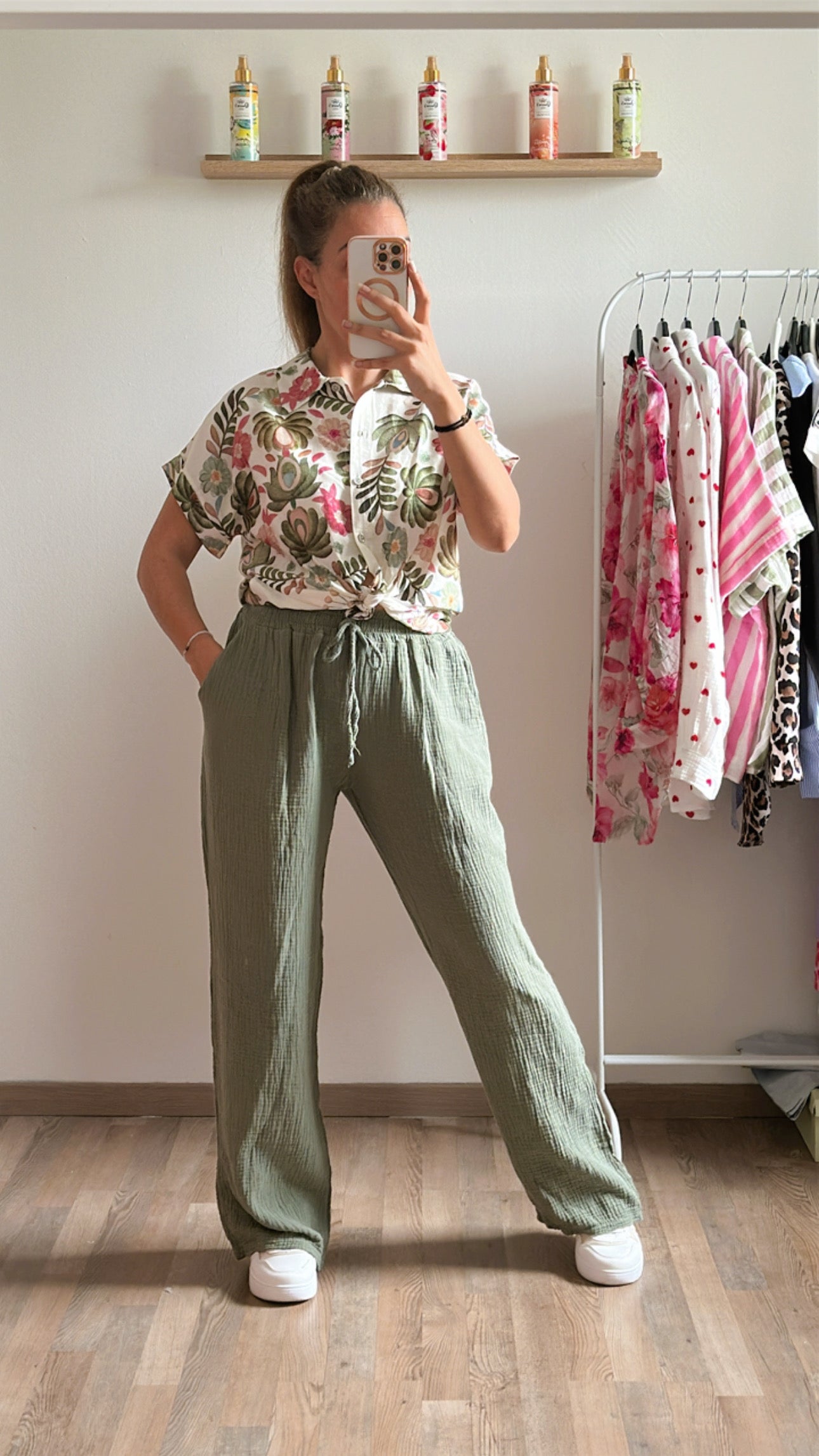 Chemise Cassy kaki