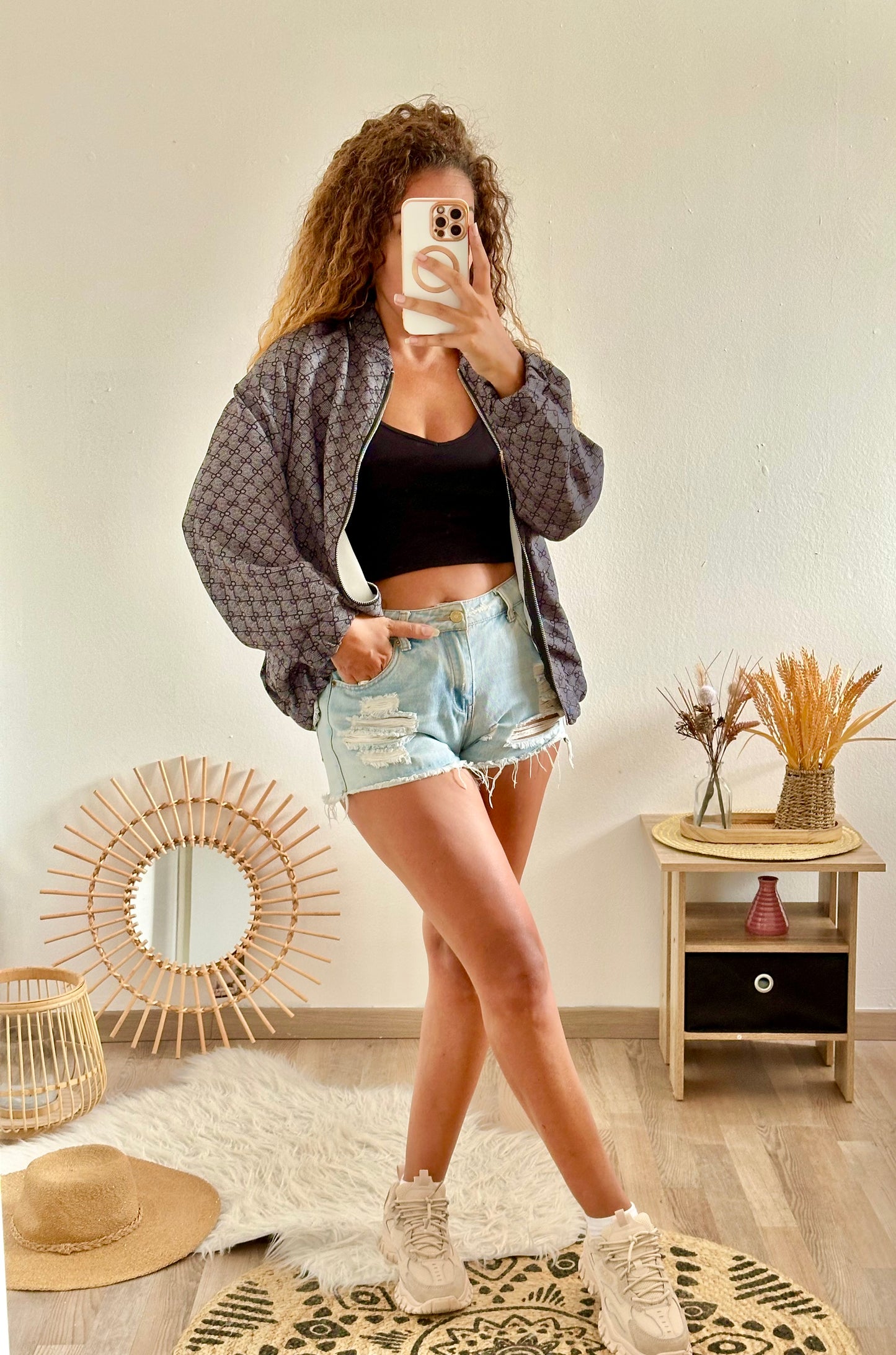 Bombers Gulia (bleu/Gris)