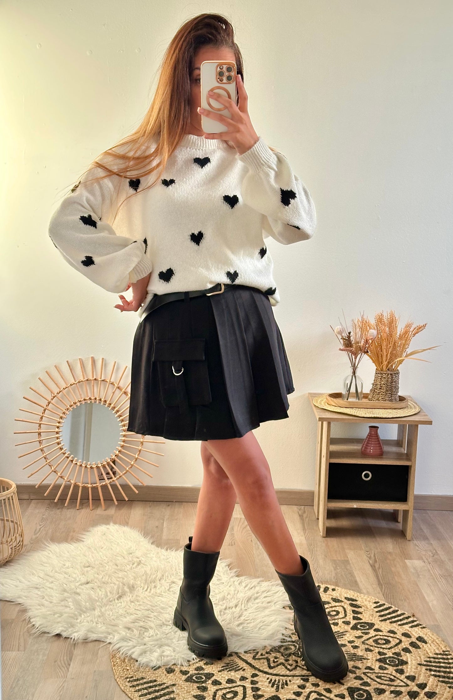 Pull Maria blanc