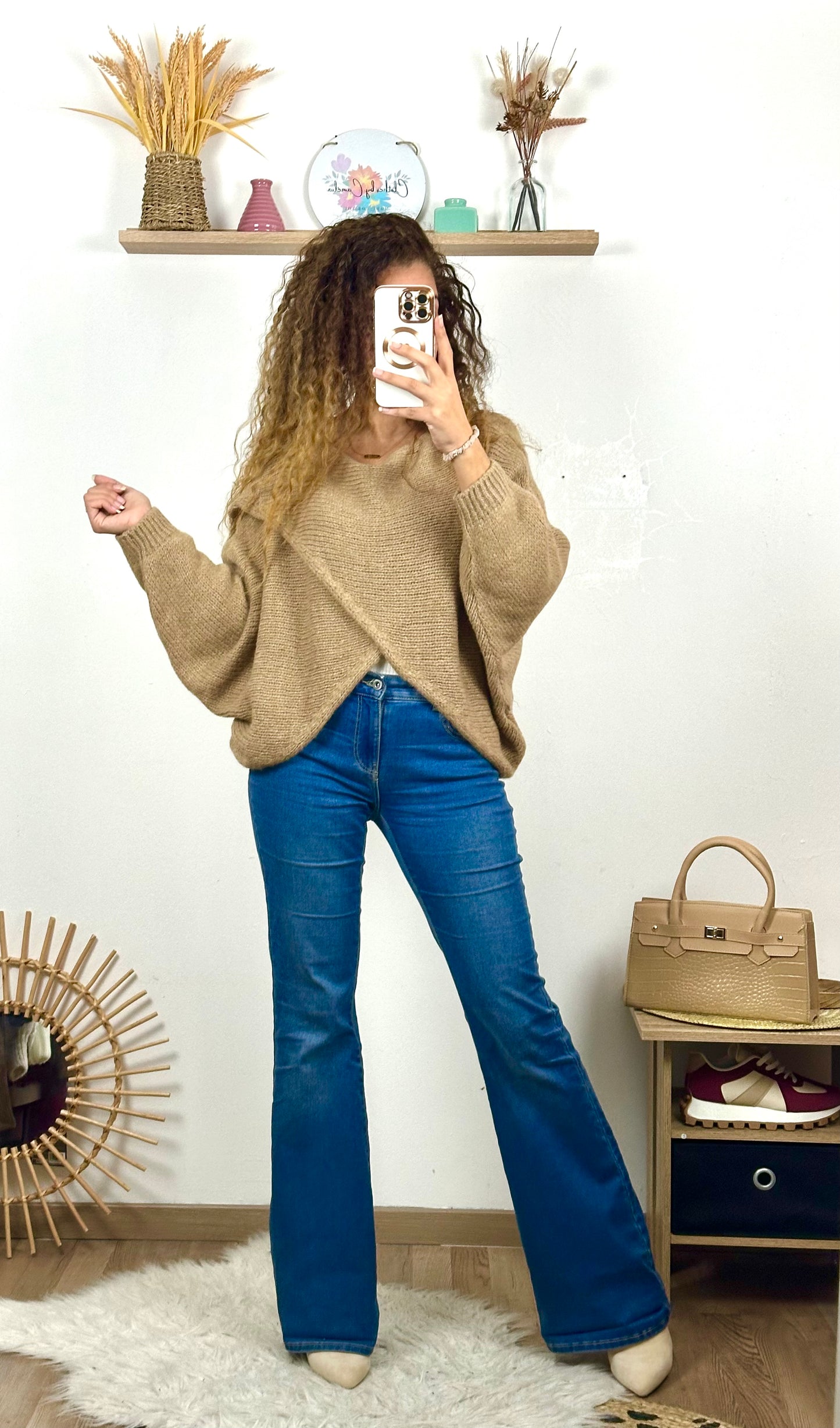 Pull Lina noisettes