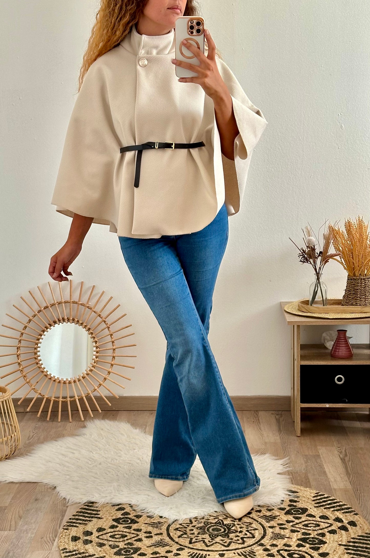 Poncho cape Adèle