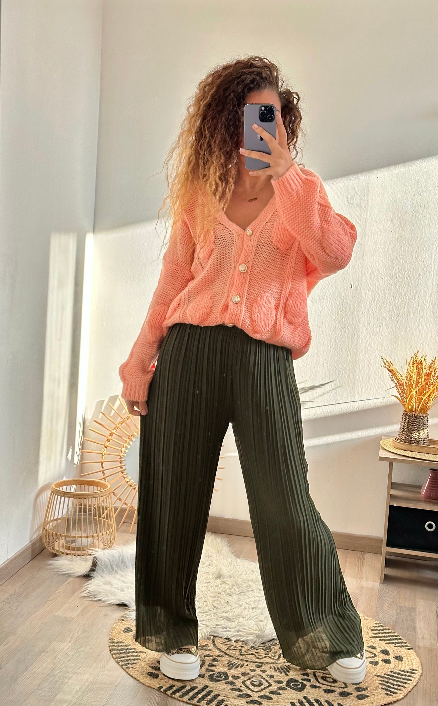 Gilet Dulce corail