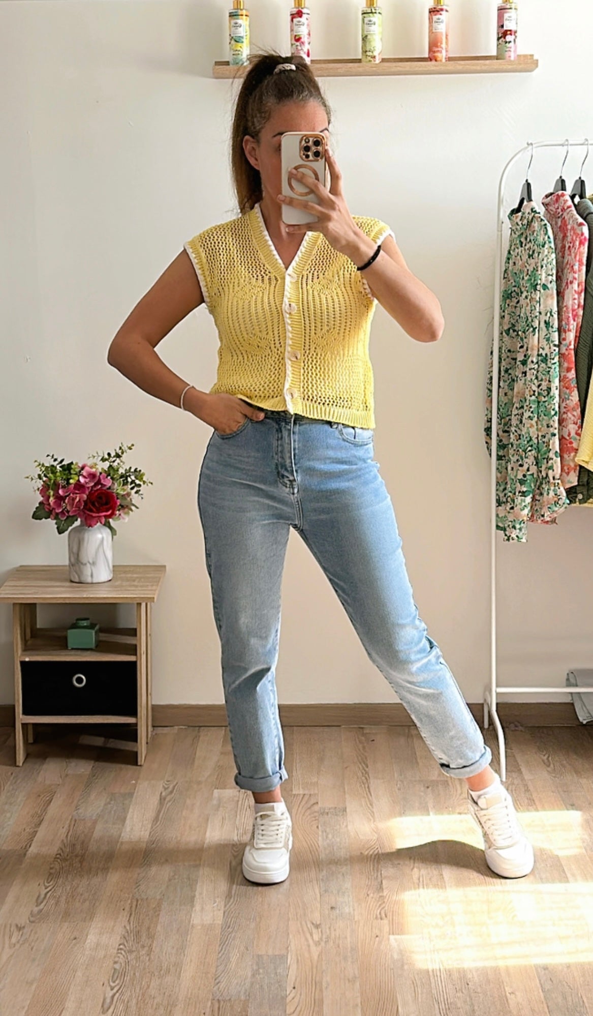 Gilet Tara jaune