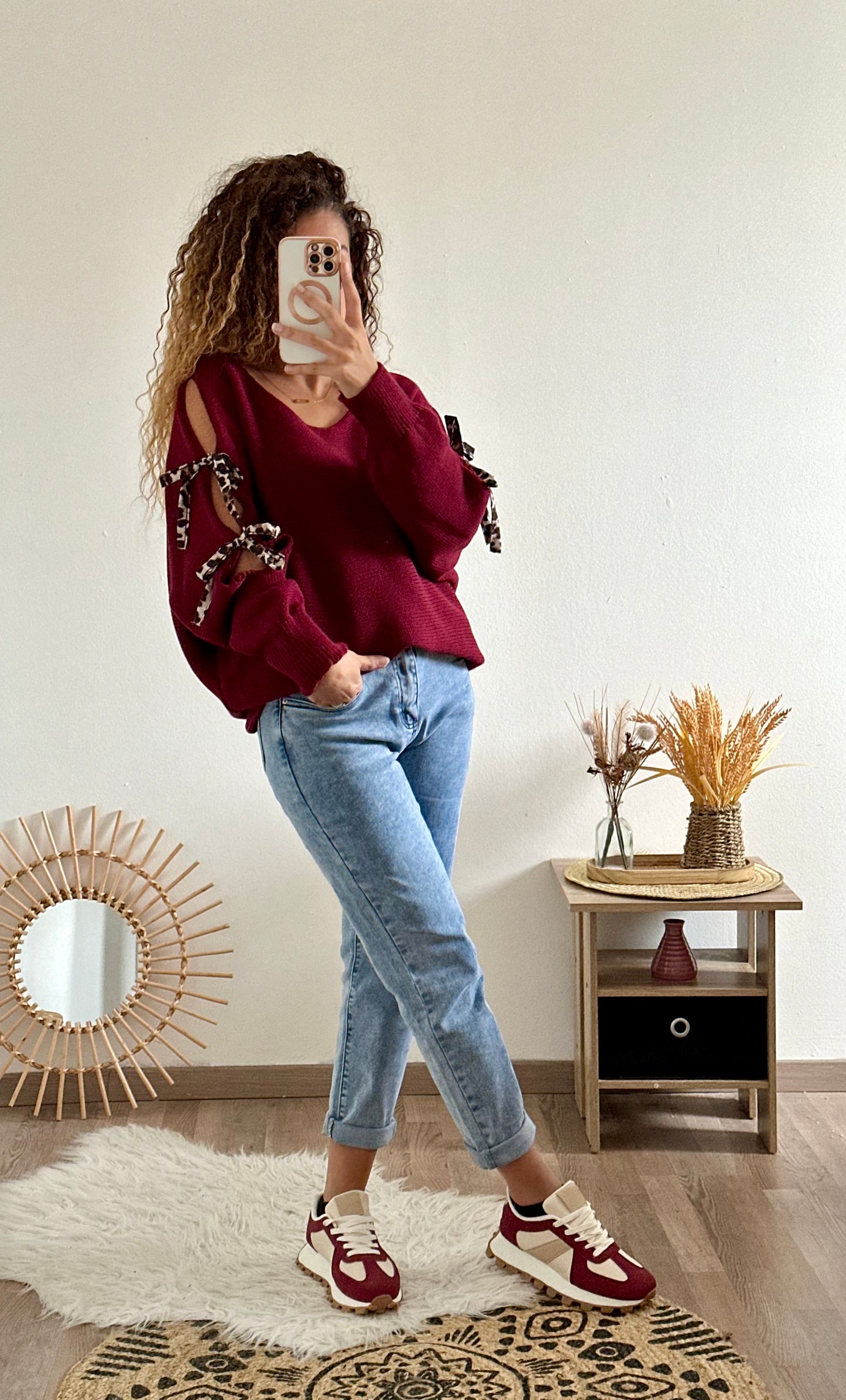 Pull Patricia Bordeaux