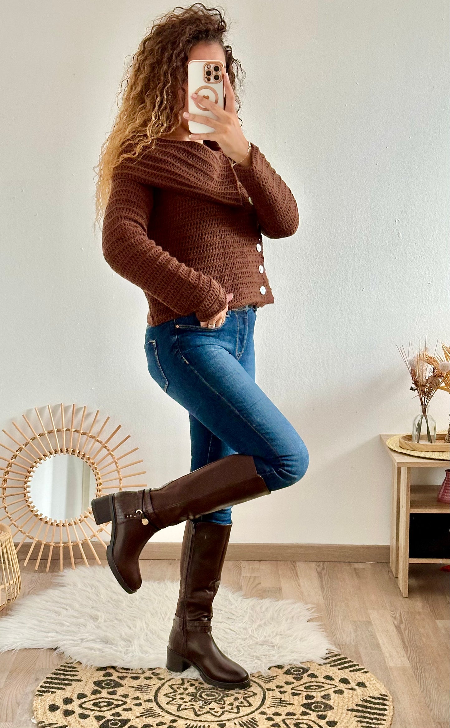Pull Ana marron