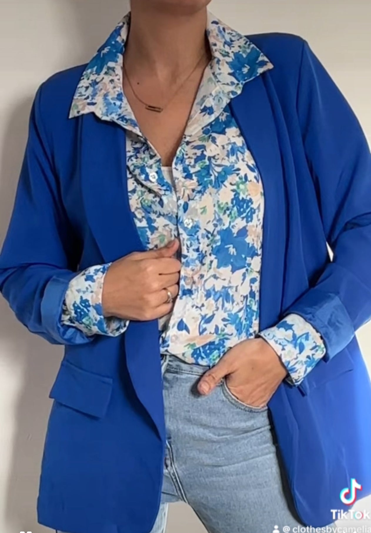 Blazer Laura bleu