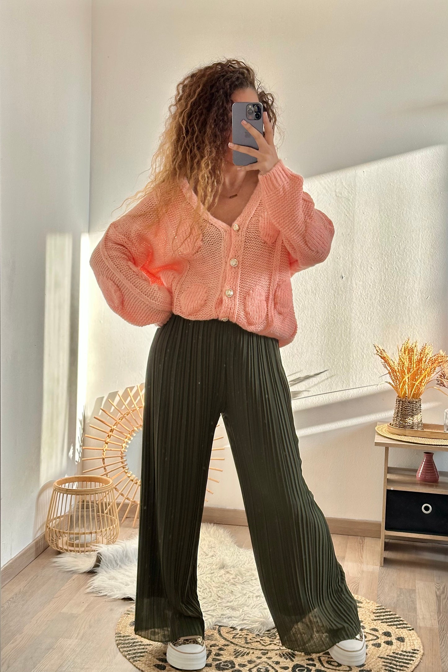 Gilet Dulce corail