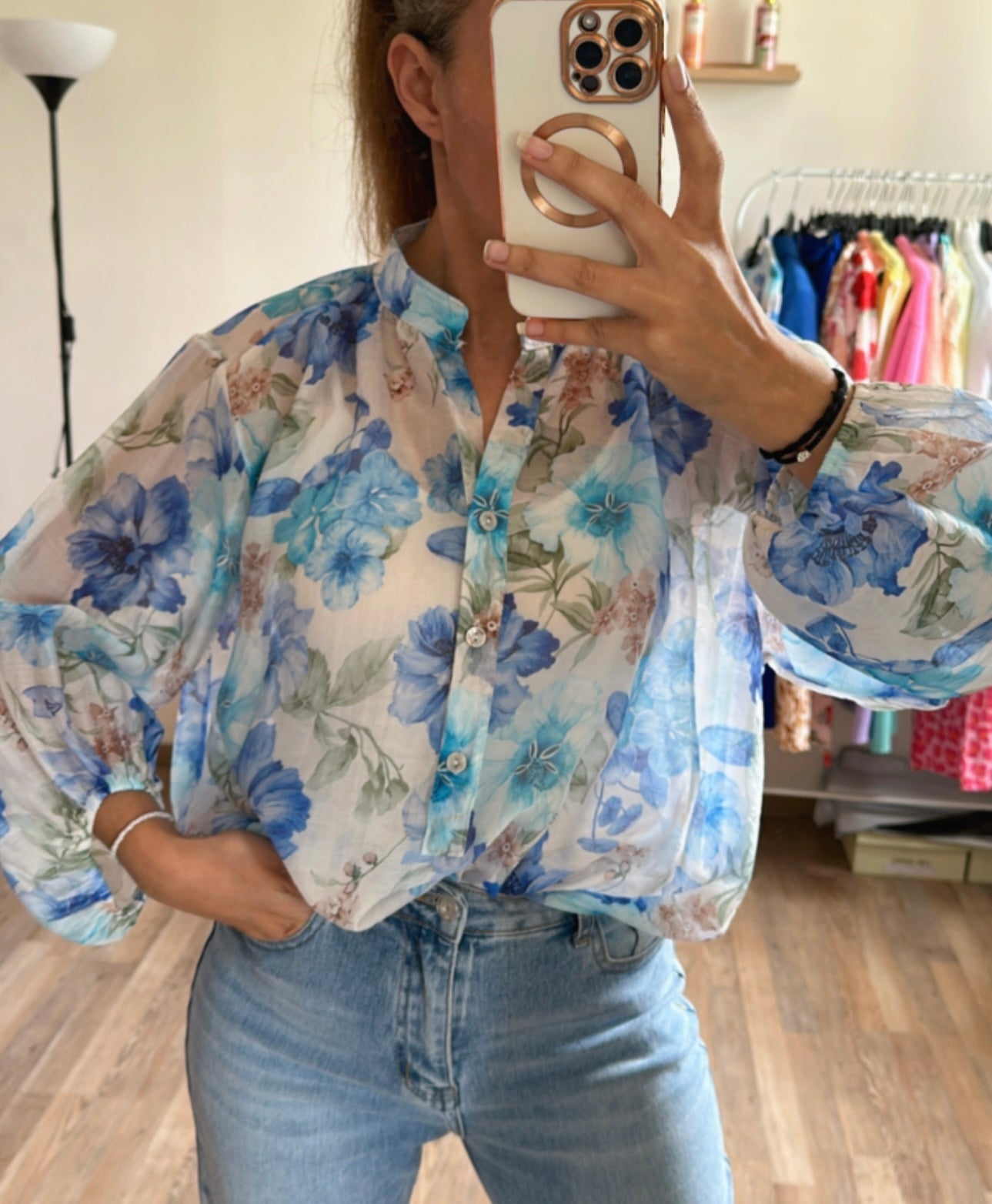 Blouse Natacha bleu