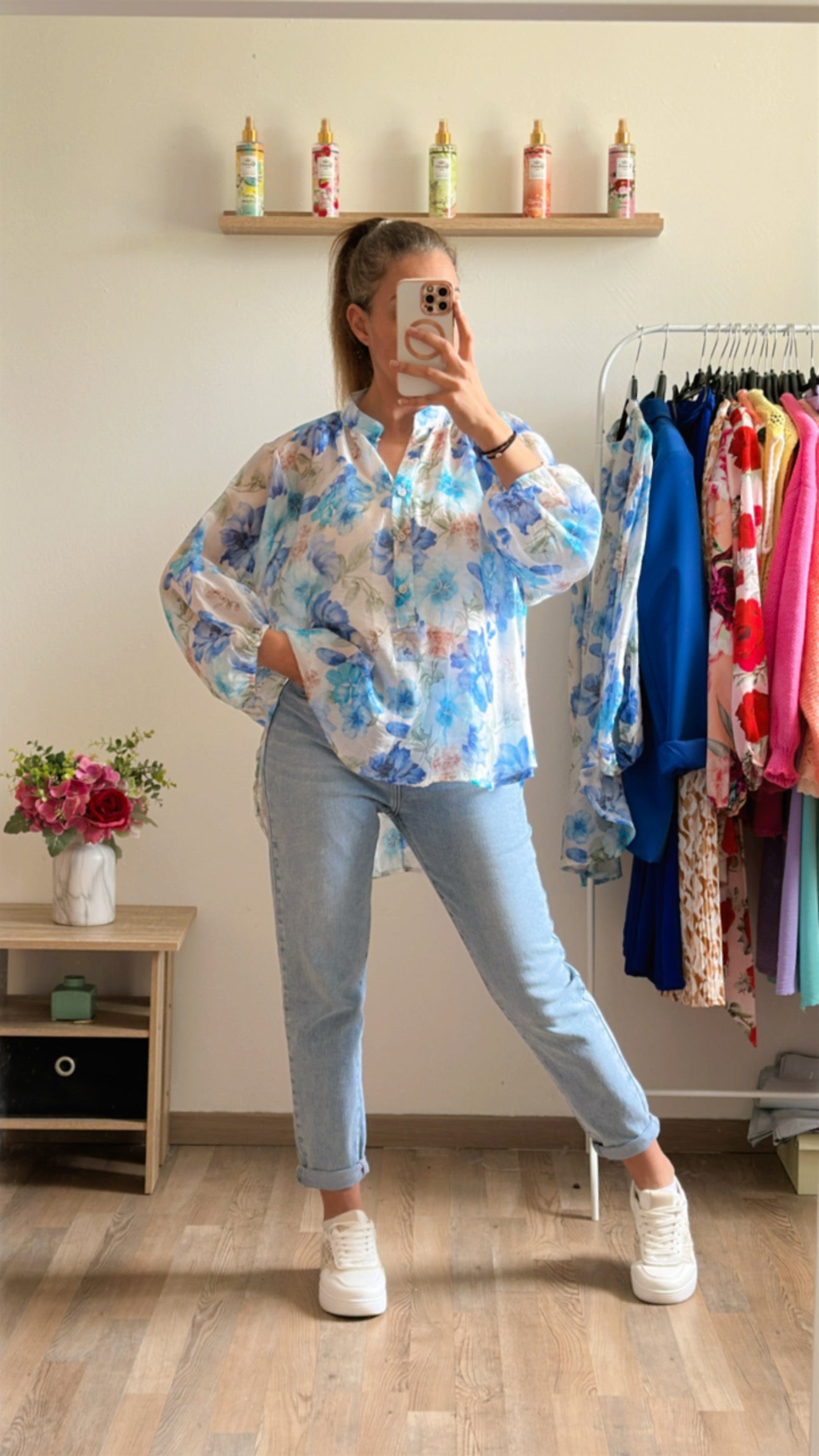 Blouse Natacha bleu