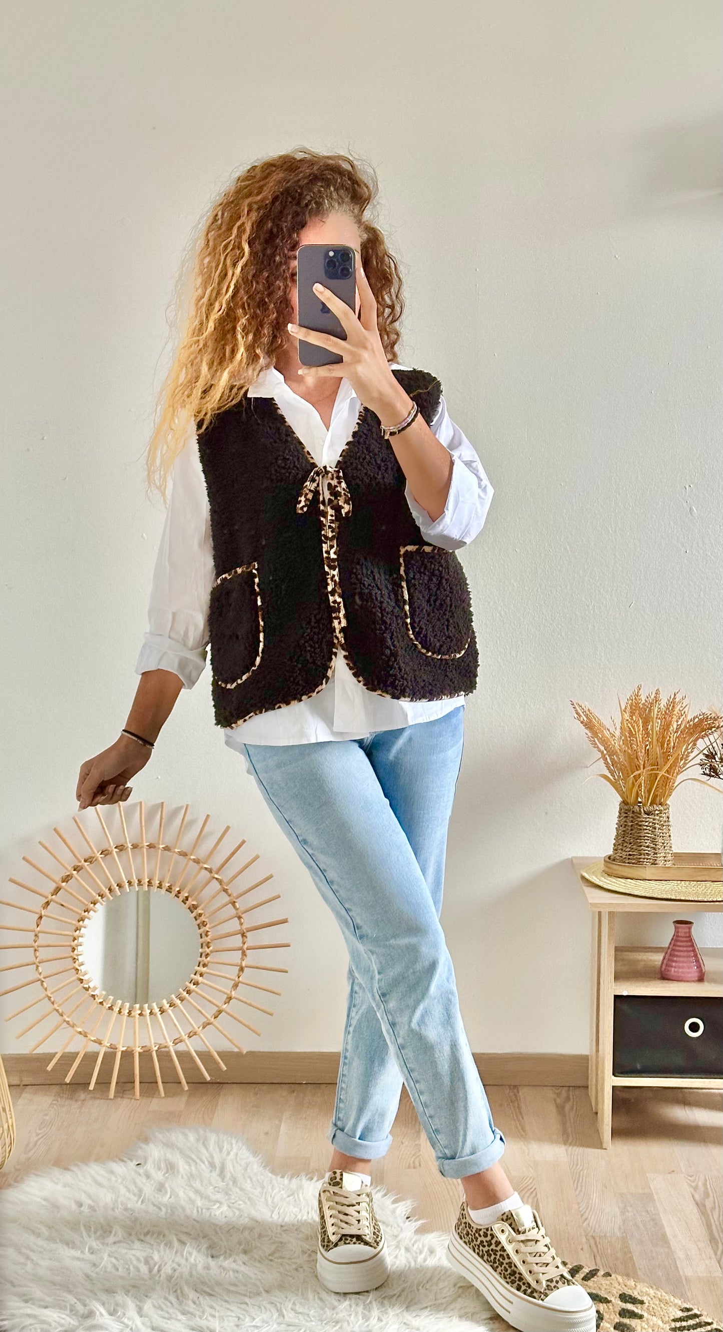 Gilet Luiza noir