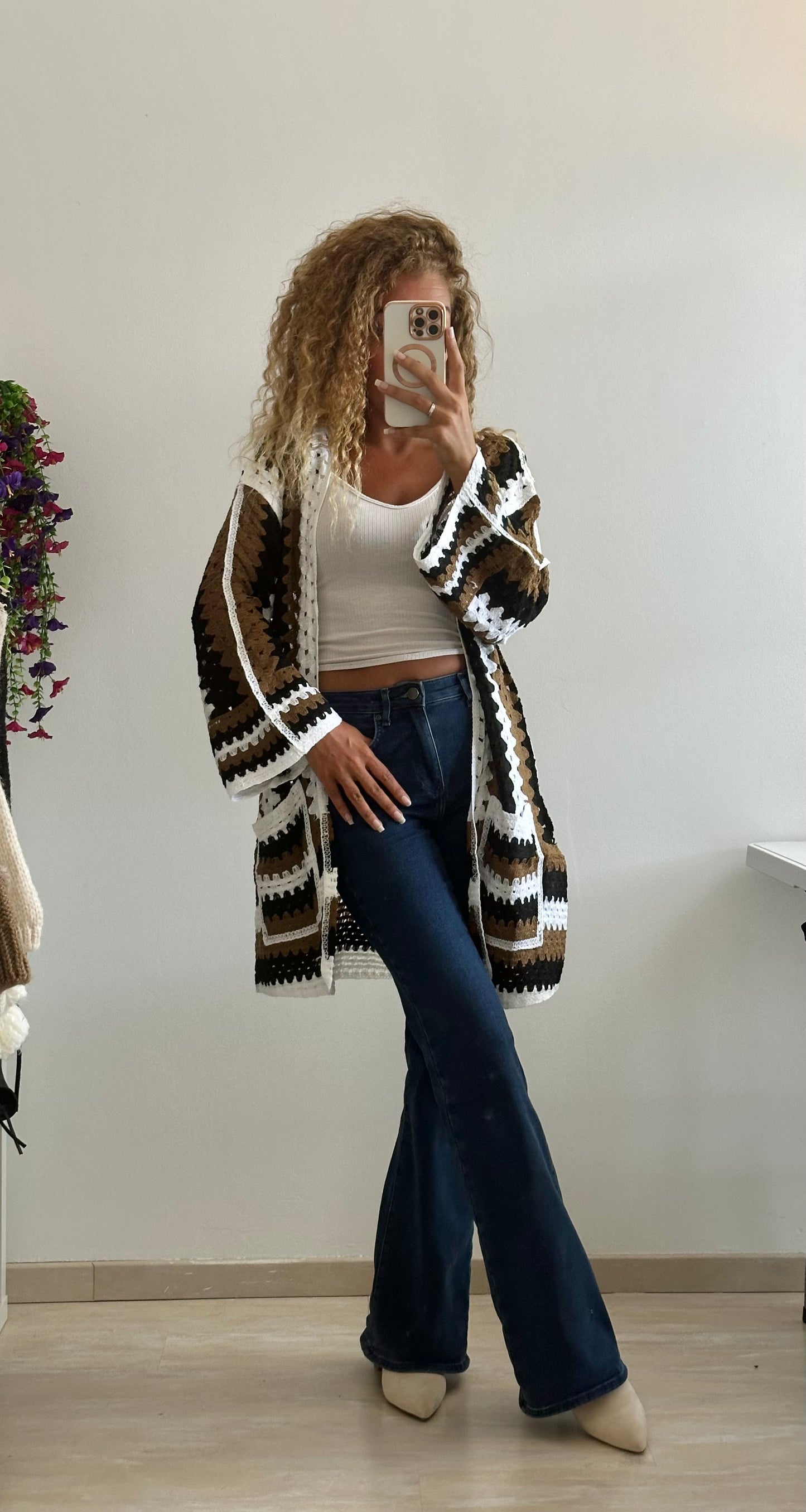 Gilet crochet Béatrice