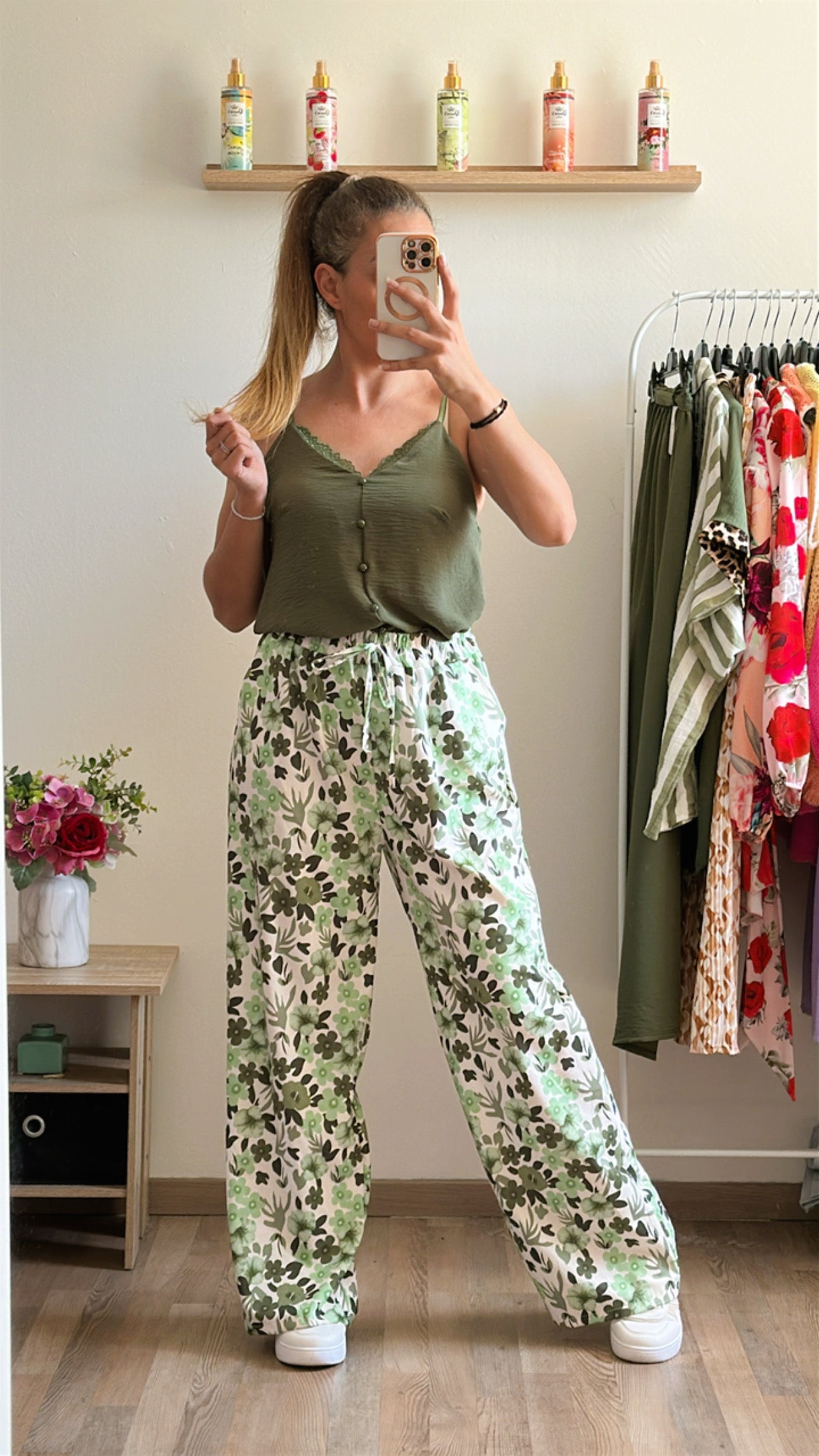 Pantalon Sonia kaki