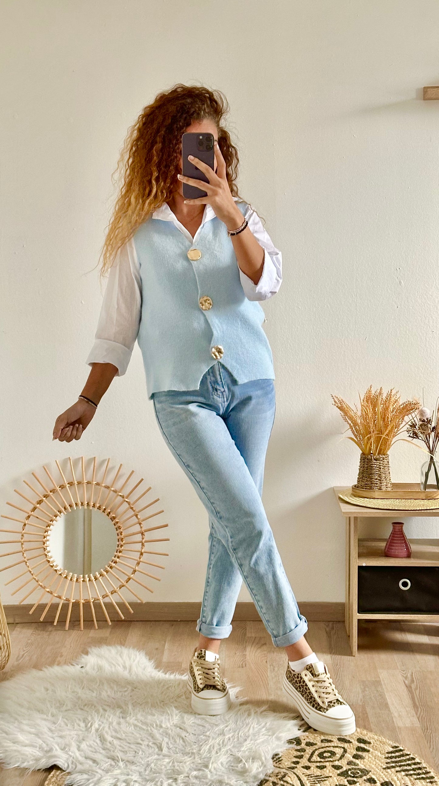 Gilet Ambroise bleu