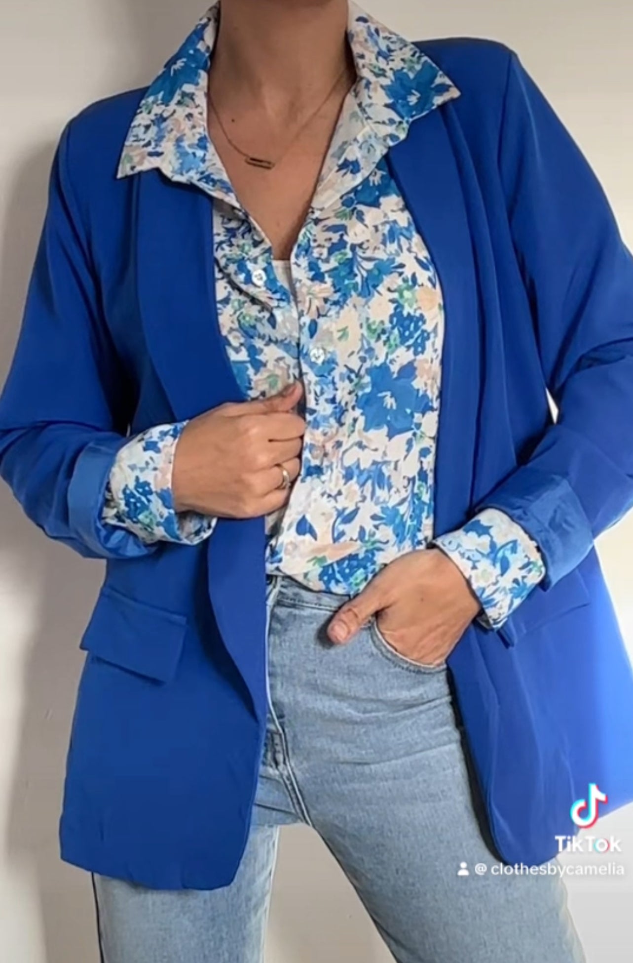 Blazer Laura bleu