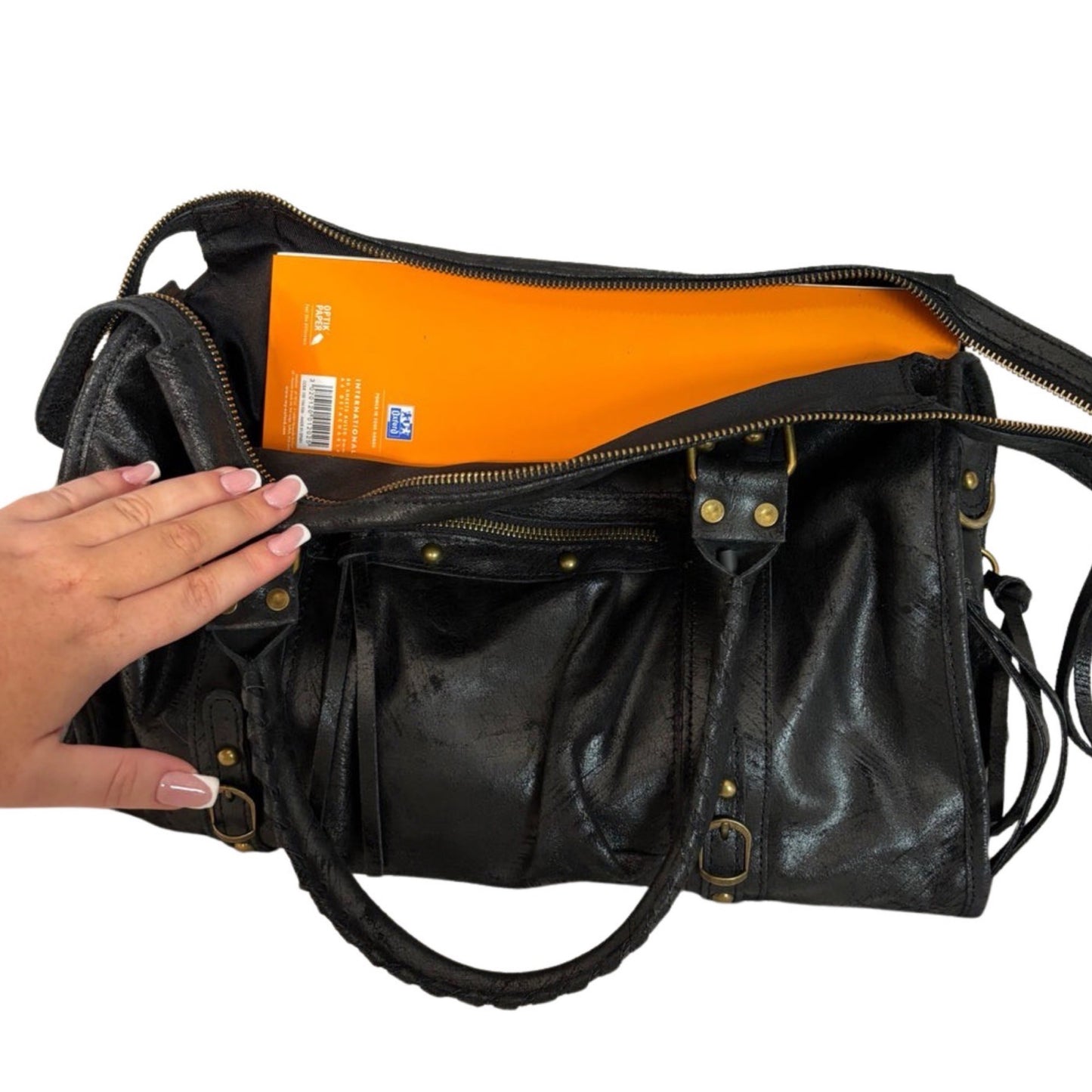SAC CUIR Stéphanie XL