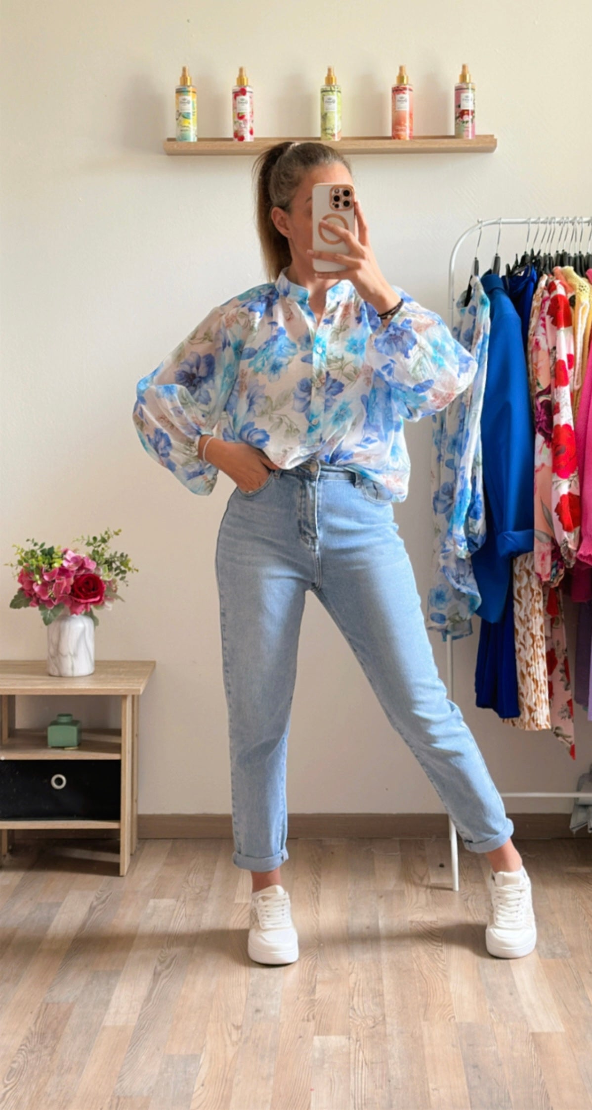 Blouse Natacha bleu