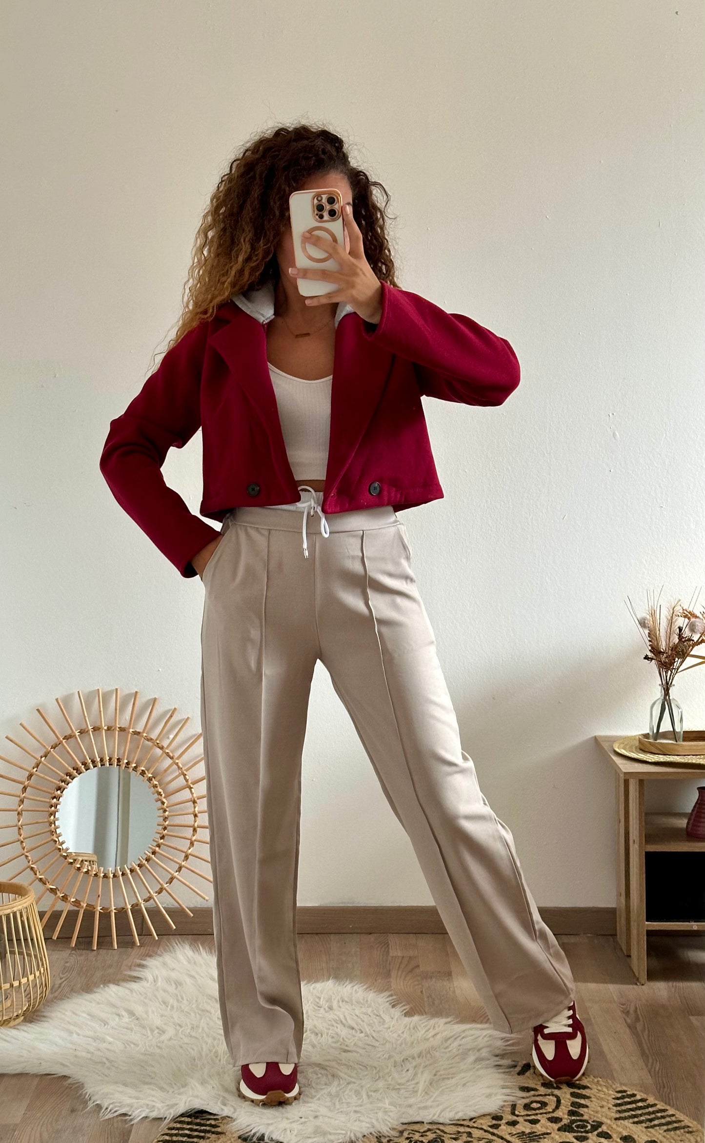 Veste Maddy bordeaux