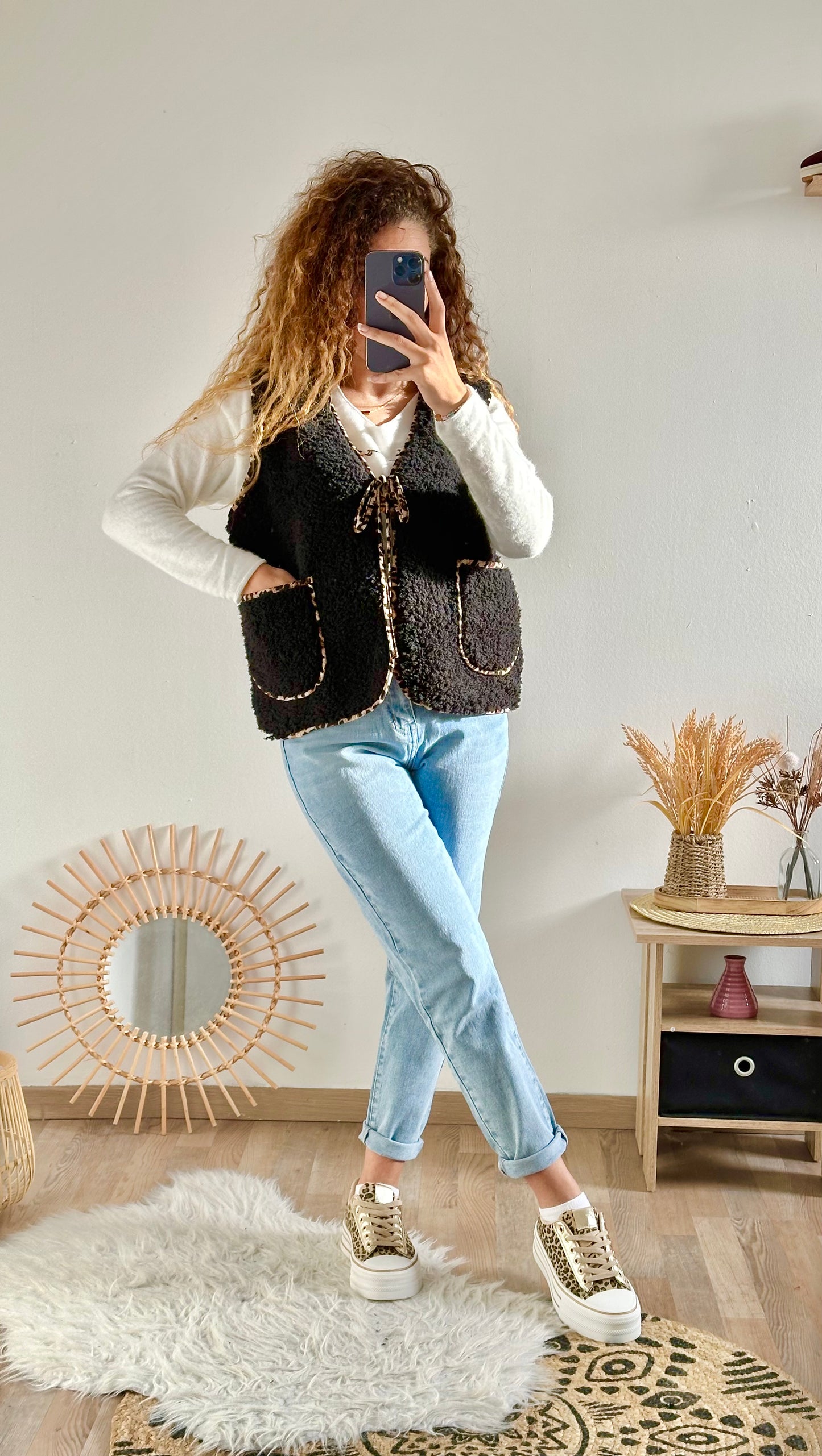 Gilet Luiza noir