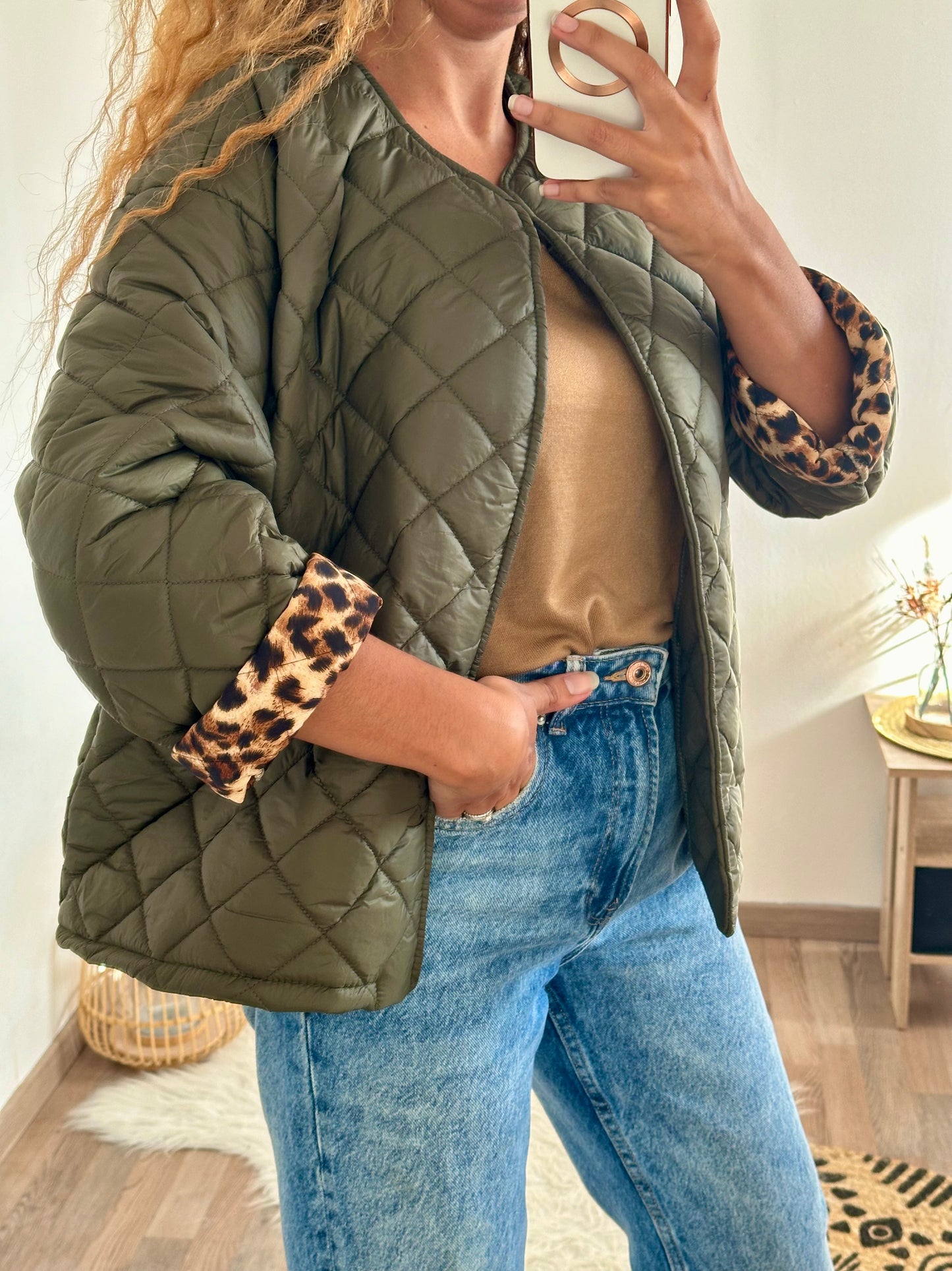 Veste Charlotte kaki