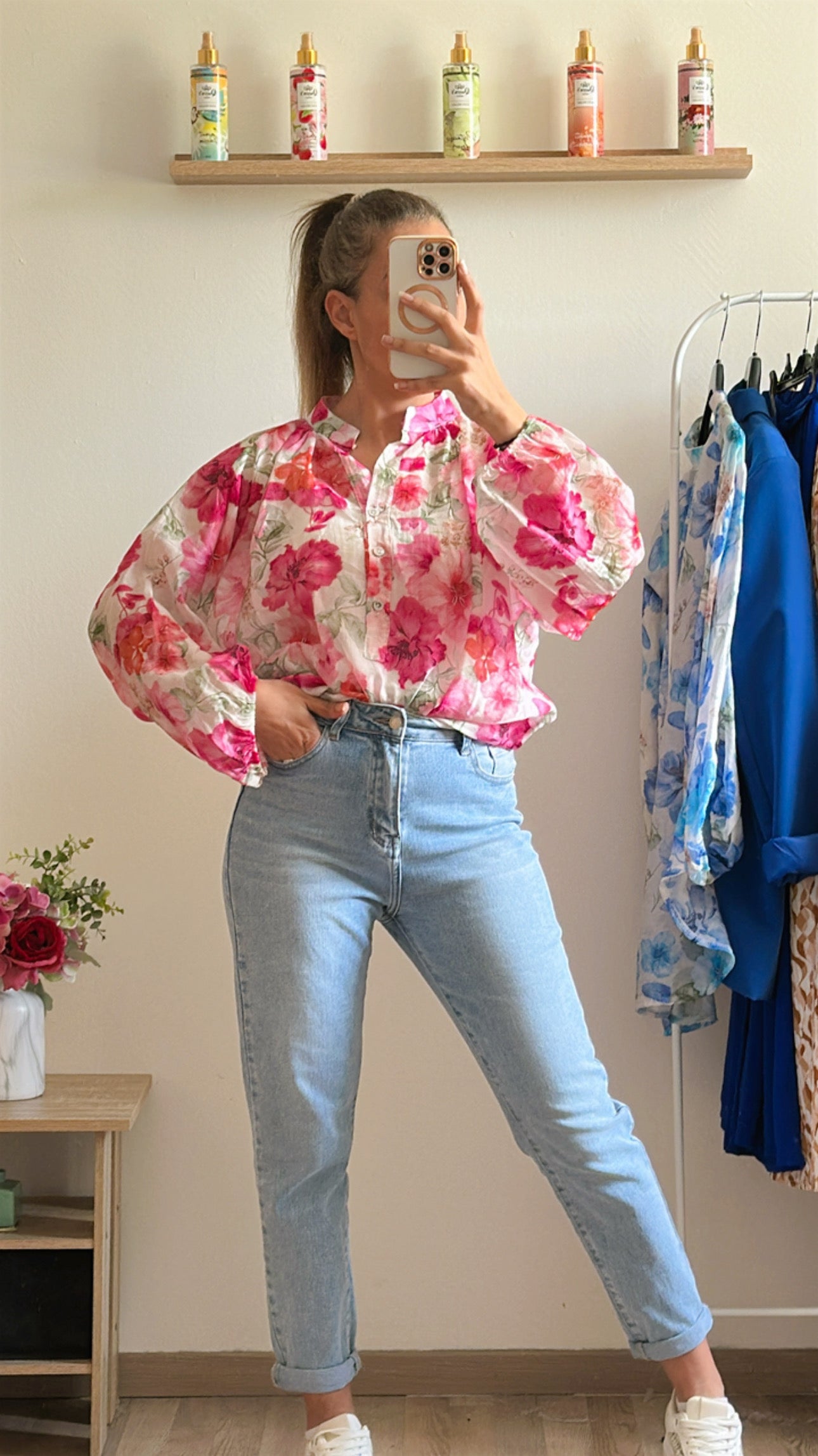 Blouse Natacha rose