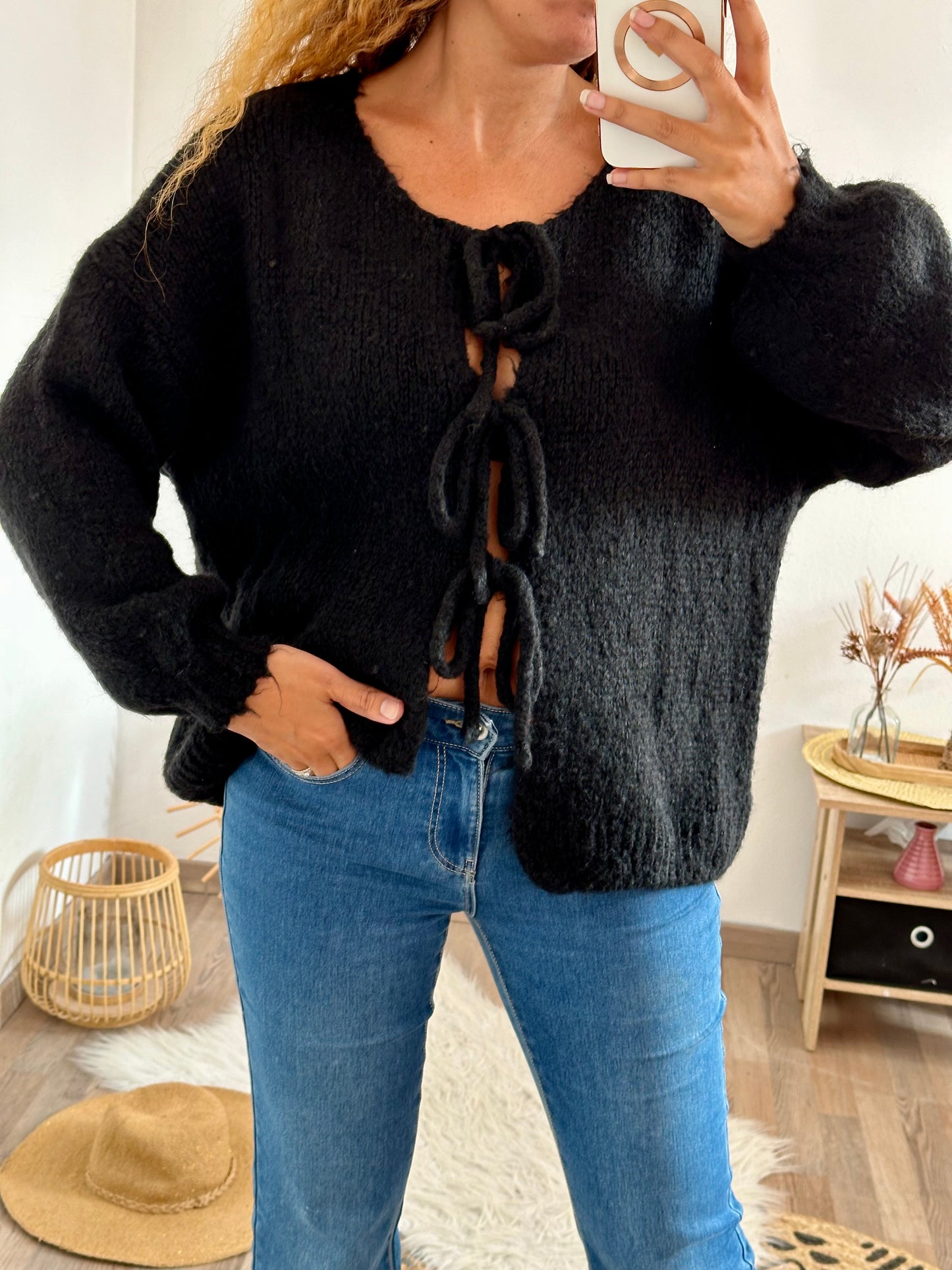 Pull Daisy Noir