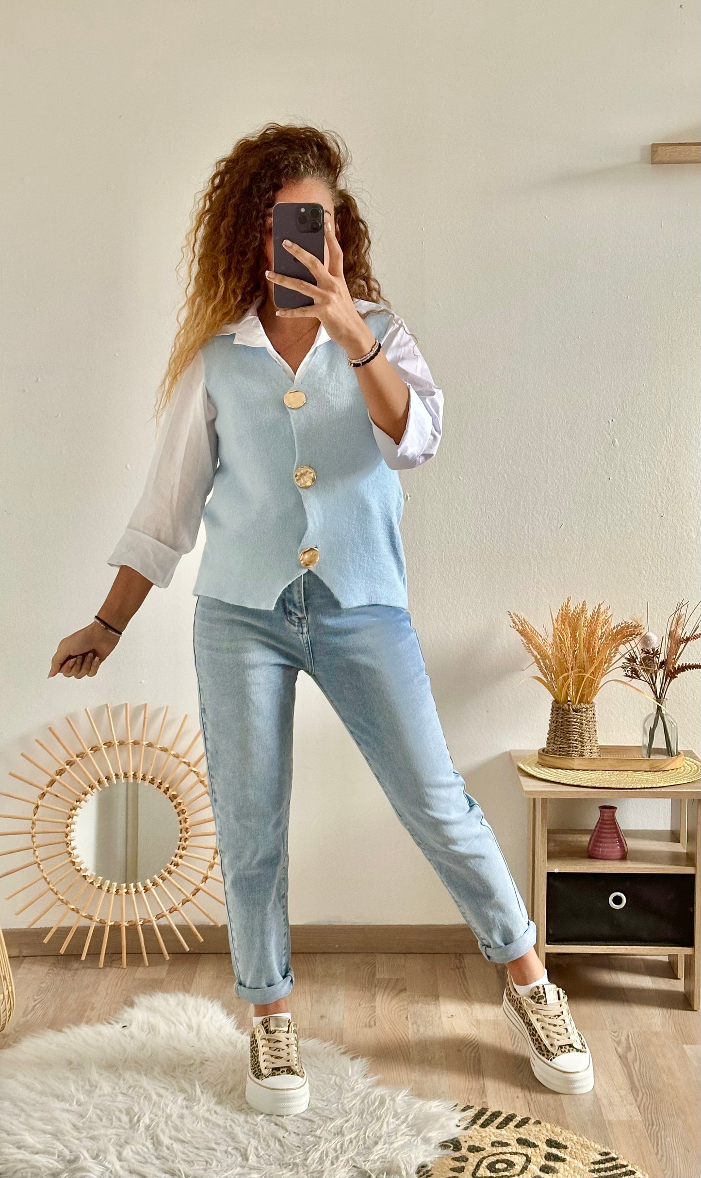 Gilet Ambroise bleu
