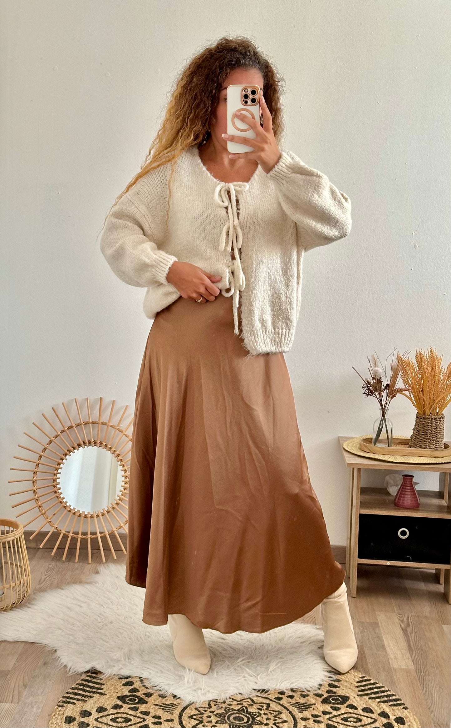 Jupe Anissa chocolat