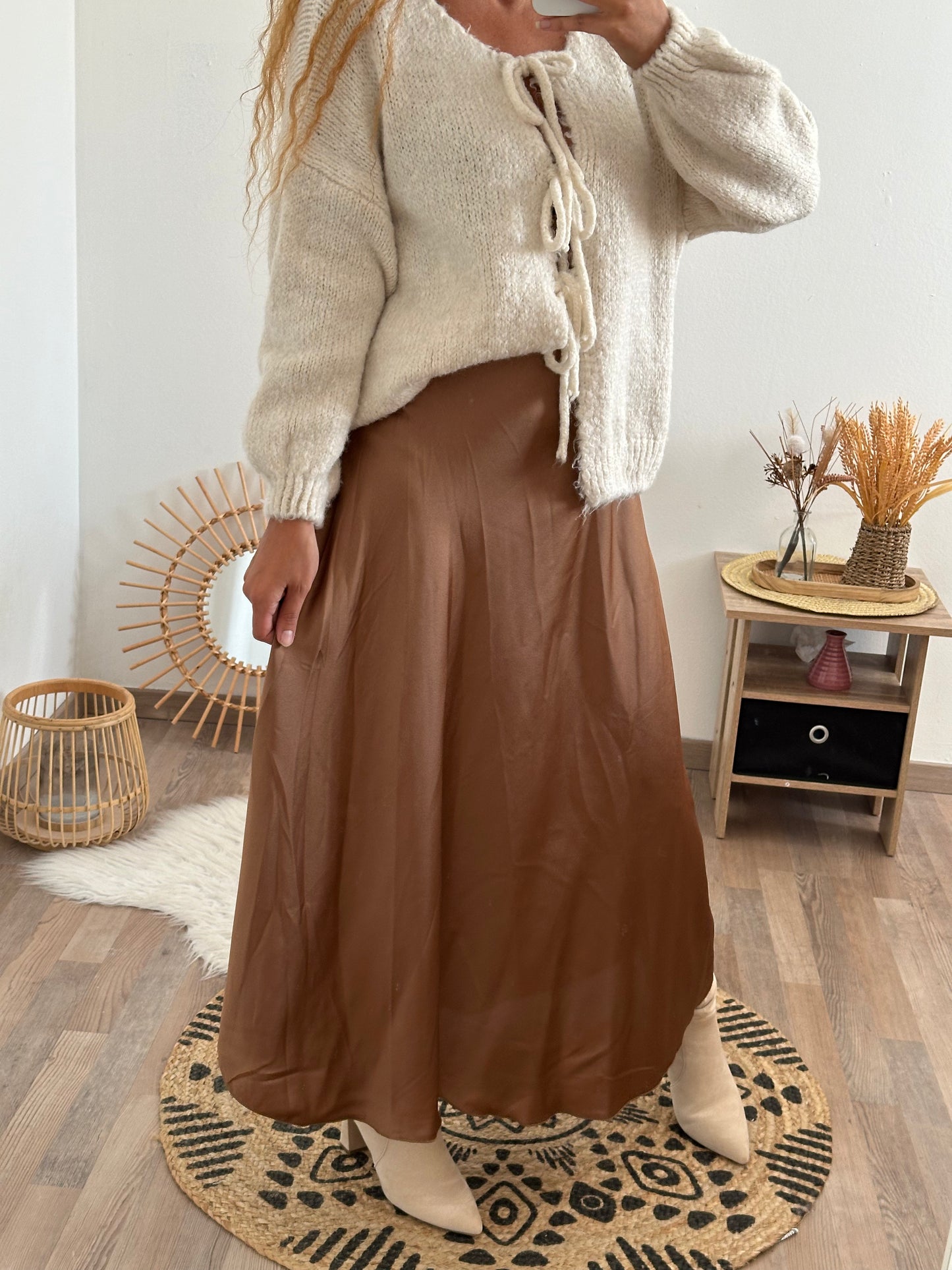 Jupe Anissa chocolat