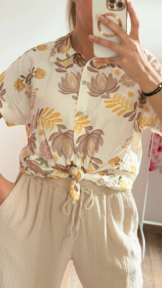 Chemise Cassy jaune