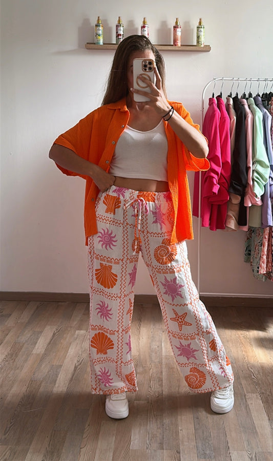 Pantalon Coquillages