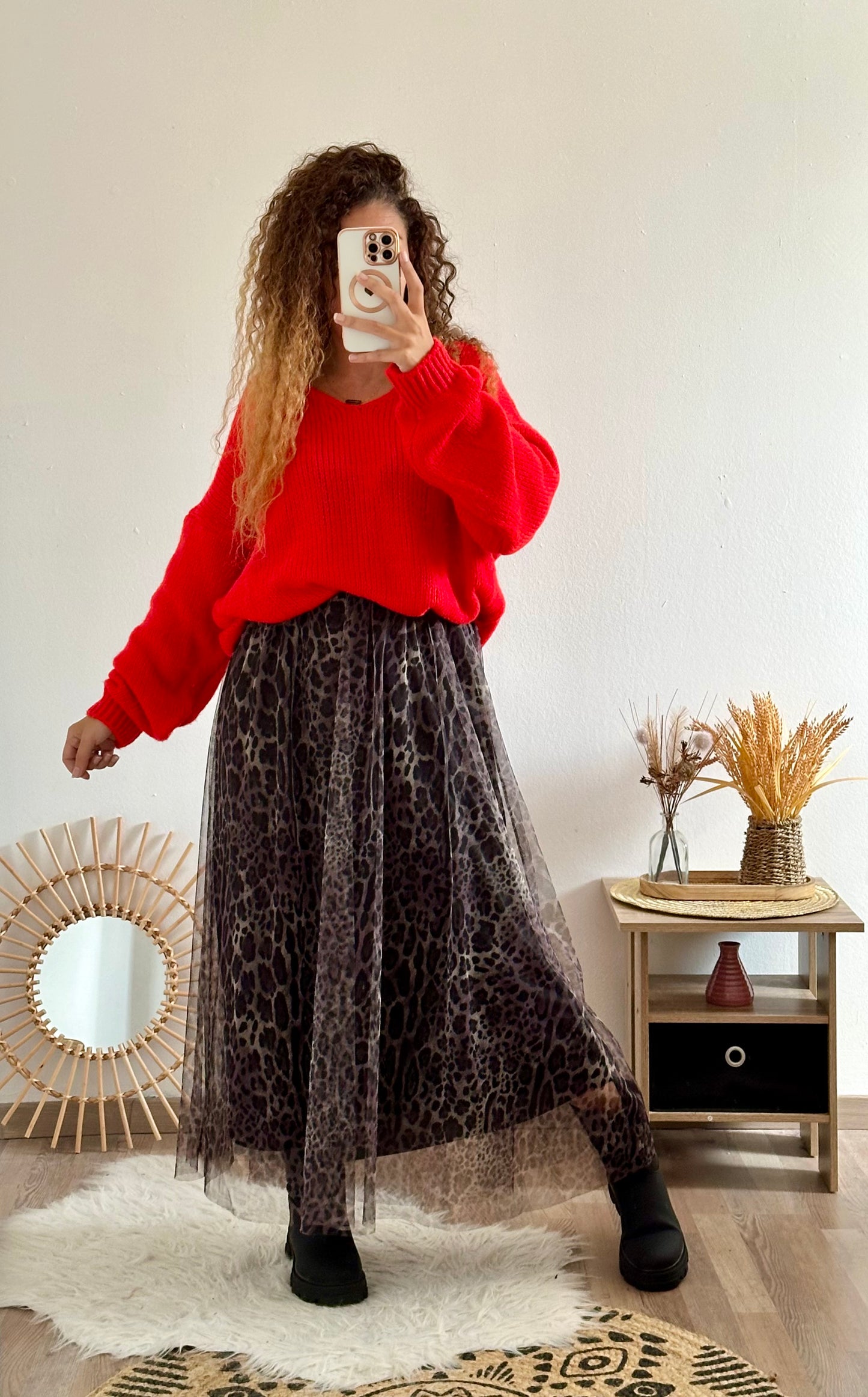 Pull Clara rouge