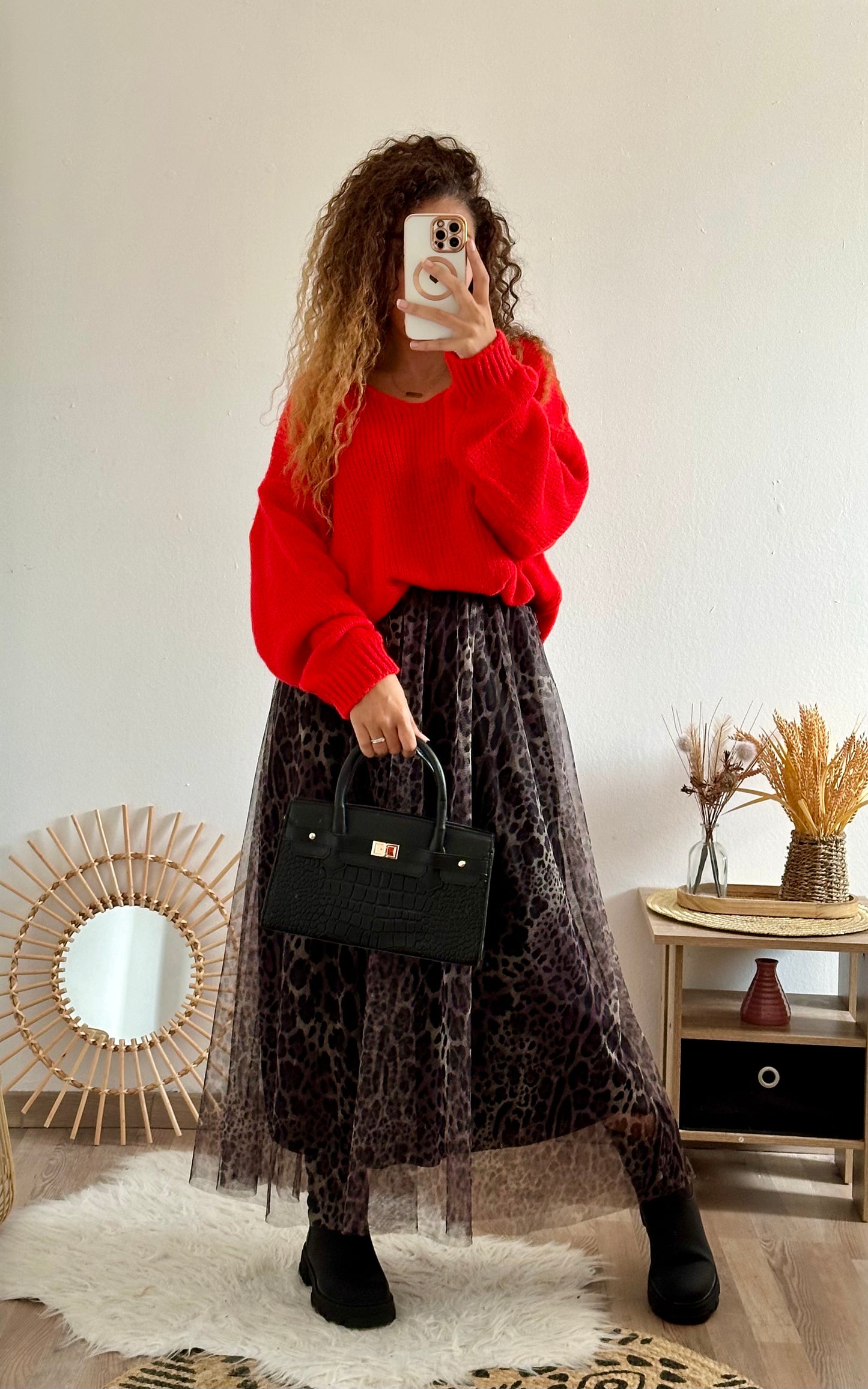 Pull Clara rouge