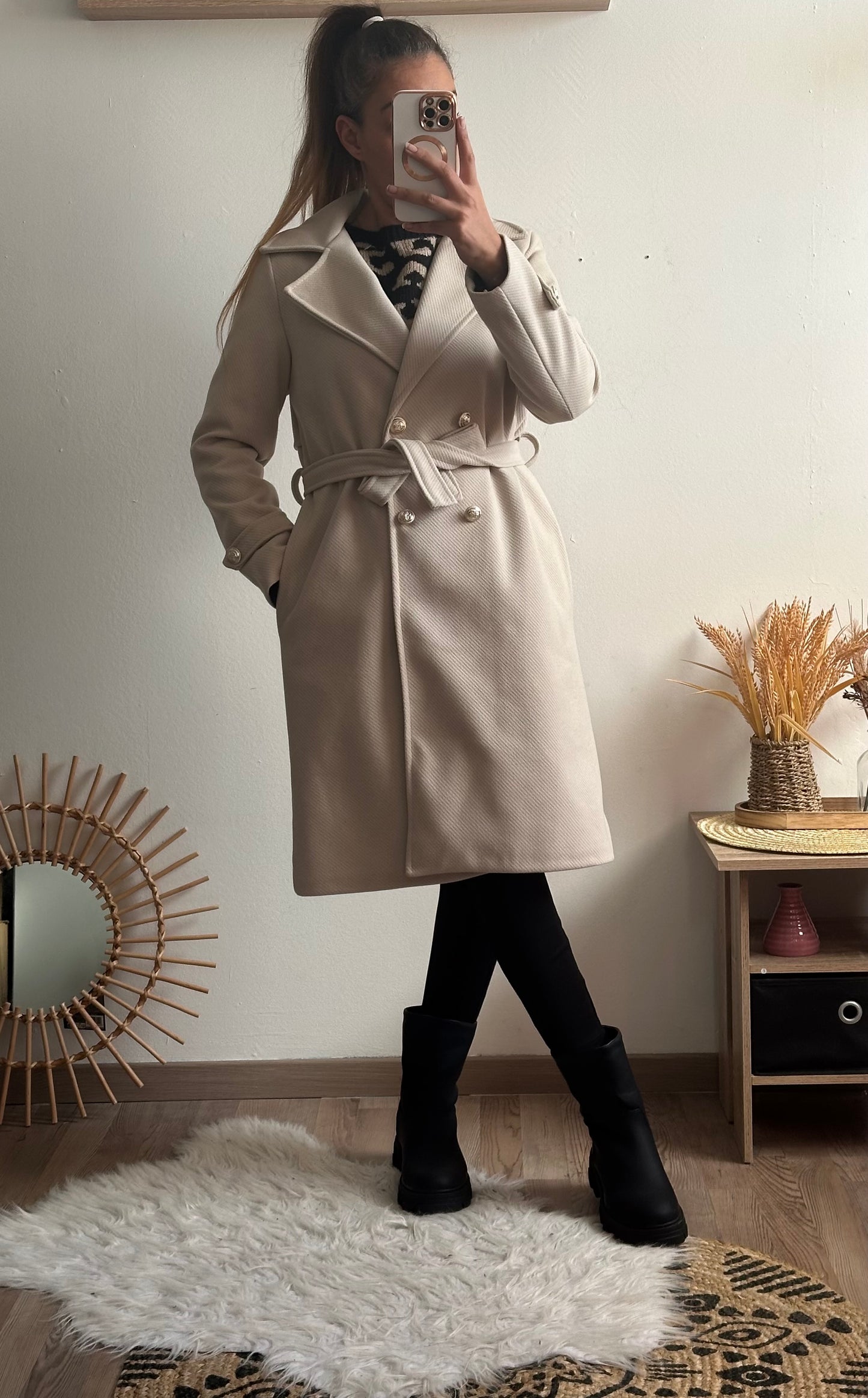 Manteau Kira beige