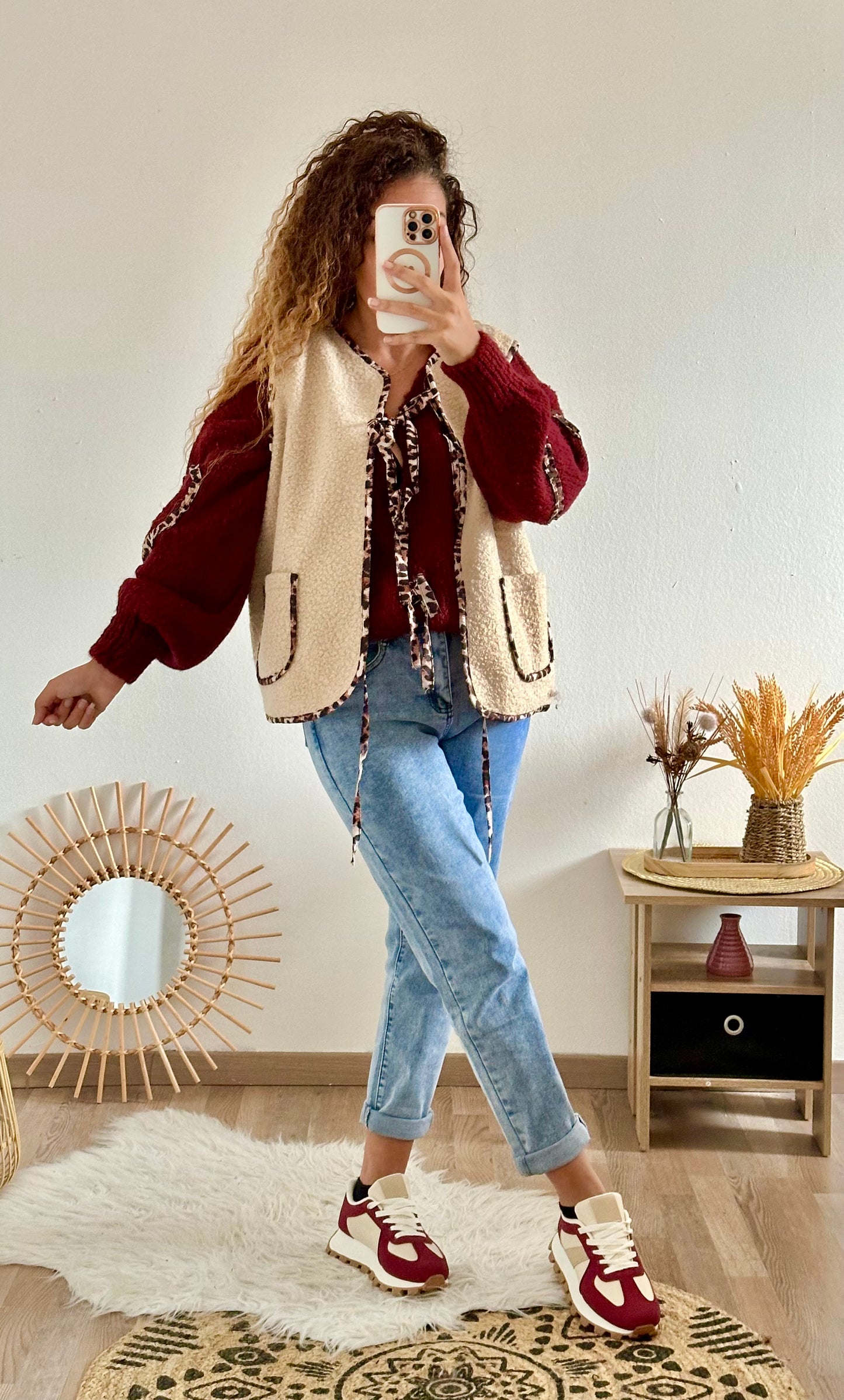 Gilet Hélène beige