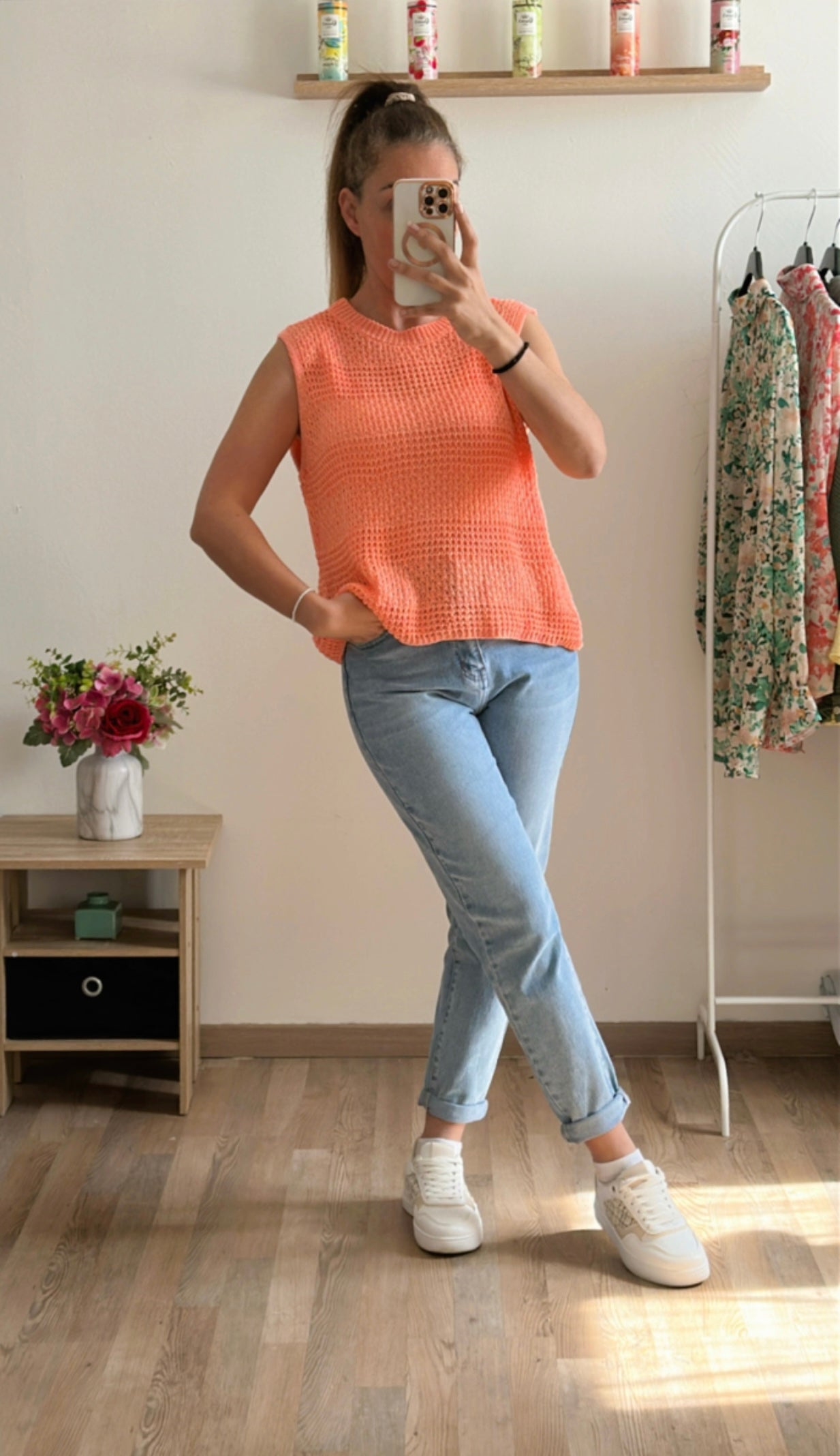 Top Venicia corail