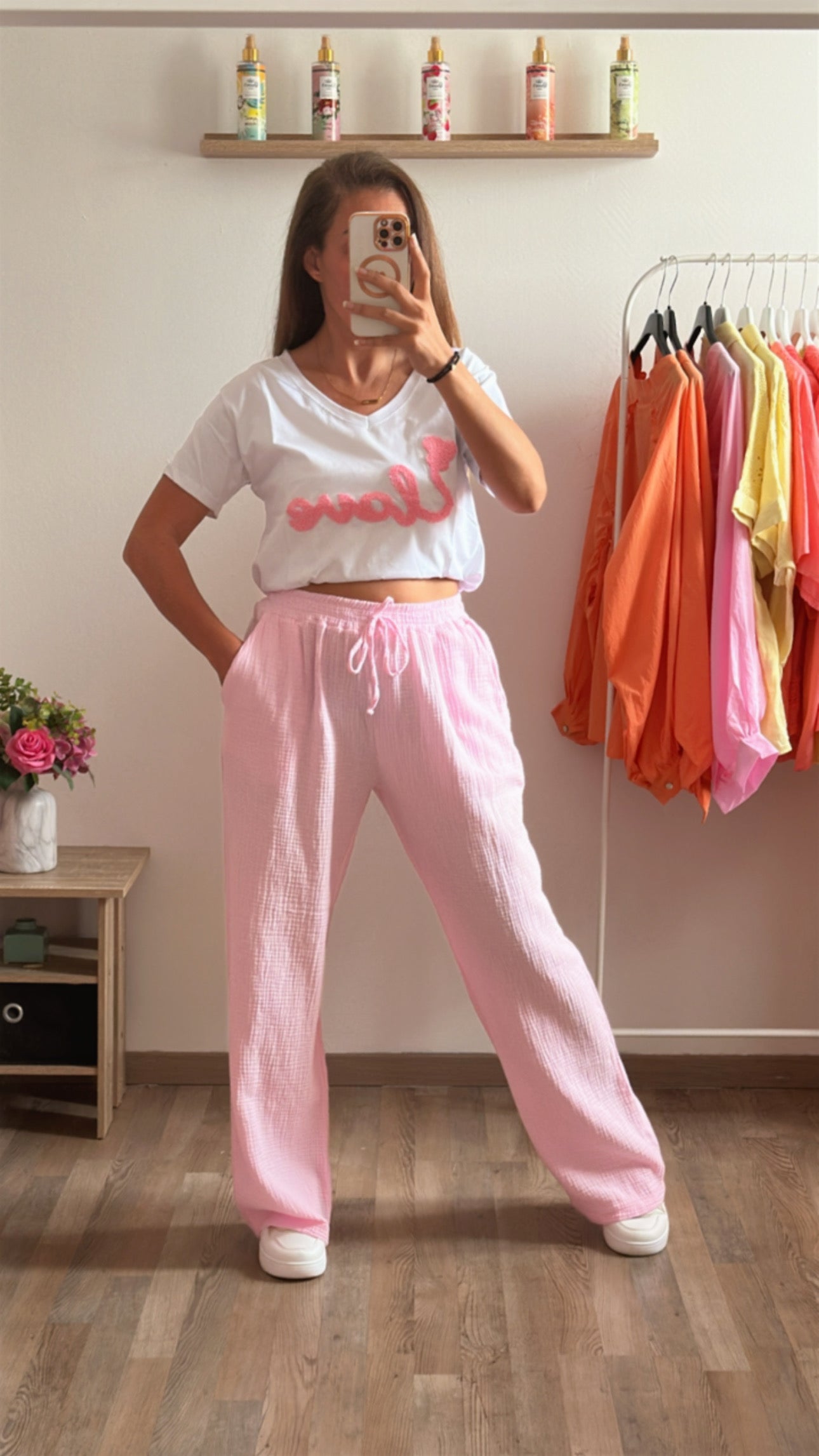 T-shirt Love rose