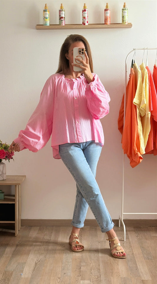 Blouse béa rose