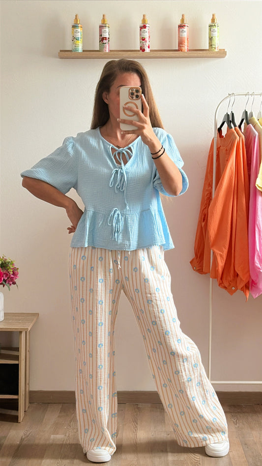 Blouse Ophélie bleu