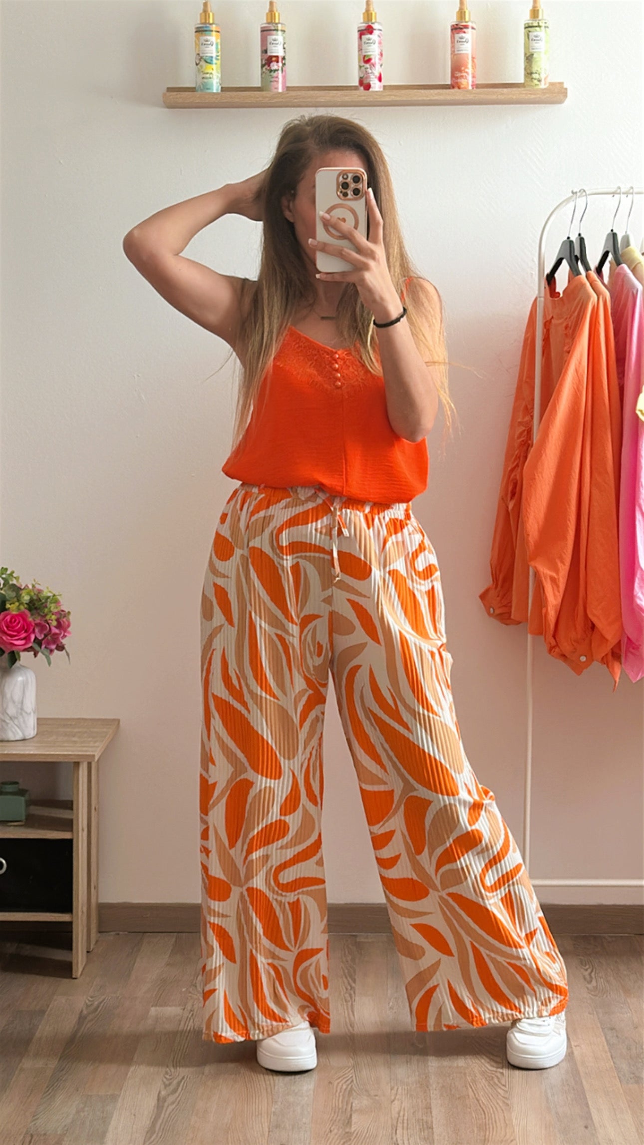 Débardeur Tiphanie orange